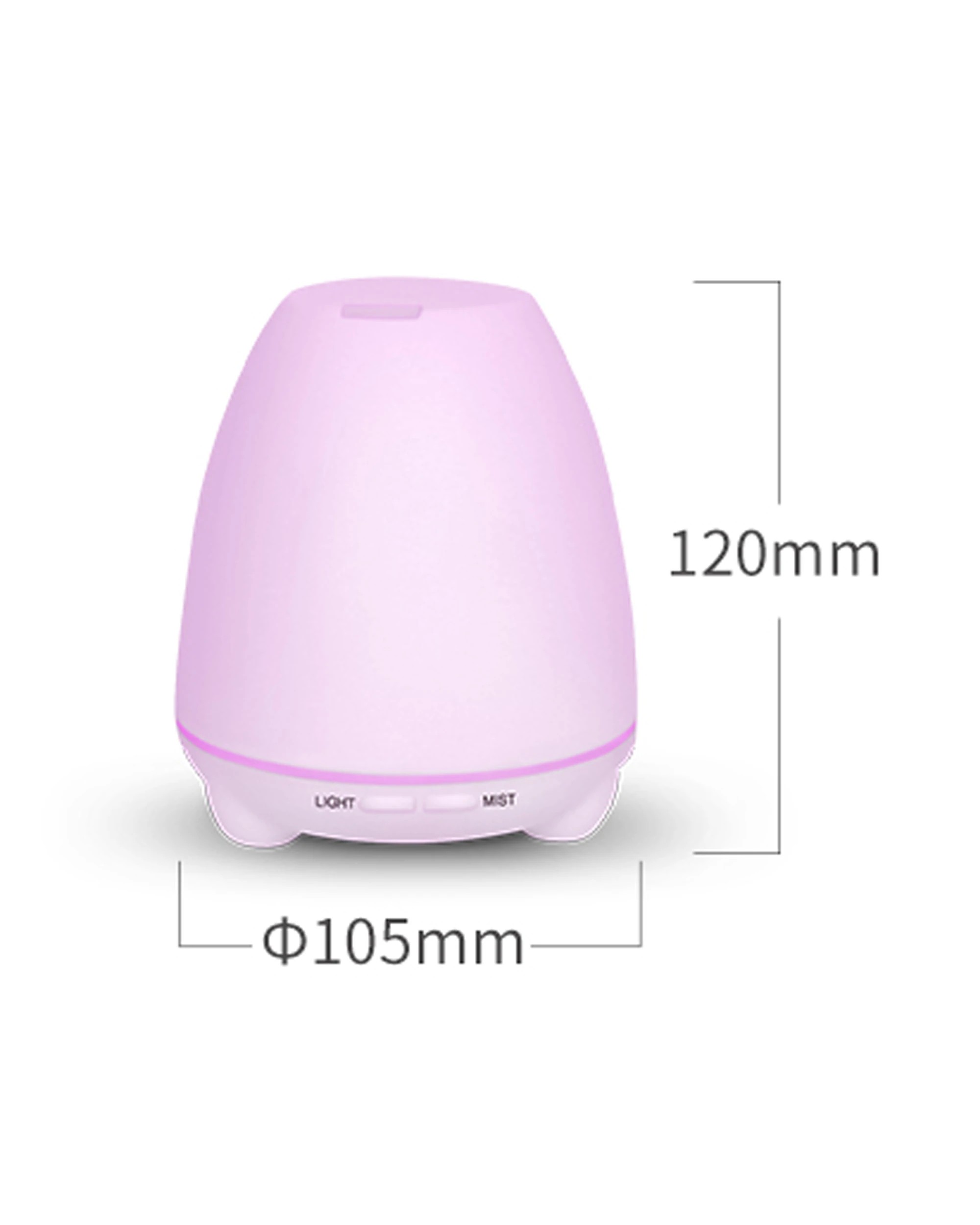2 TODO 100Ml Humidifier Aromatherapy Diffuser 7 Colour Led Compact Design + Essential Oil - White, 2 of 2