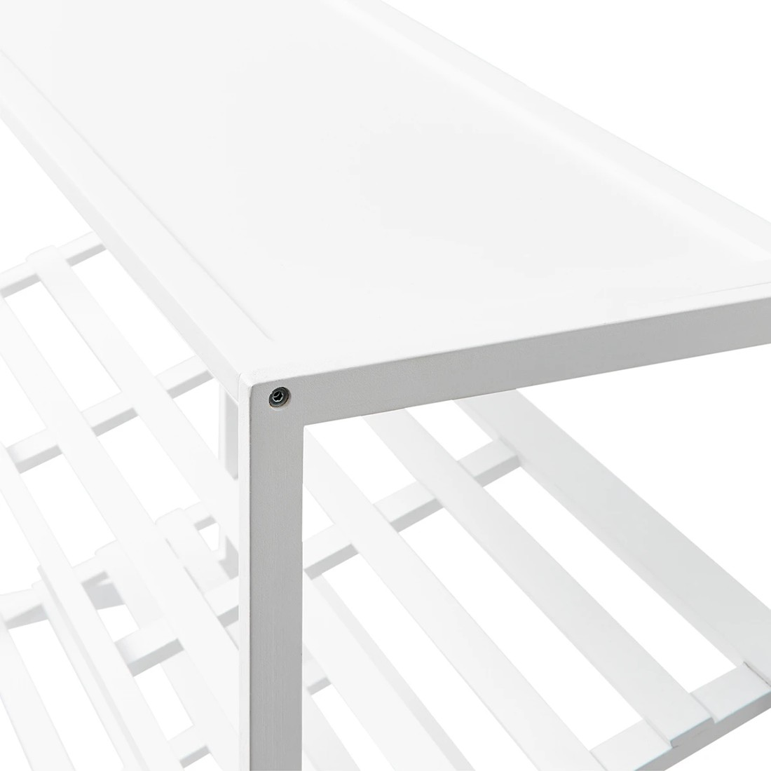 8 5 Tier White Bamboo Shoe Rack, 8 of 8