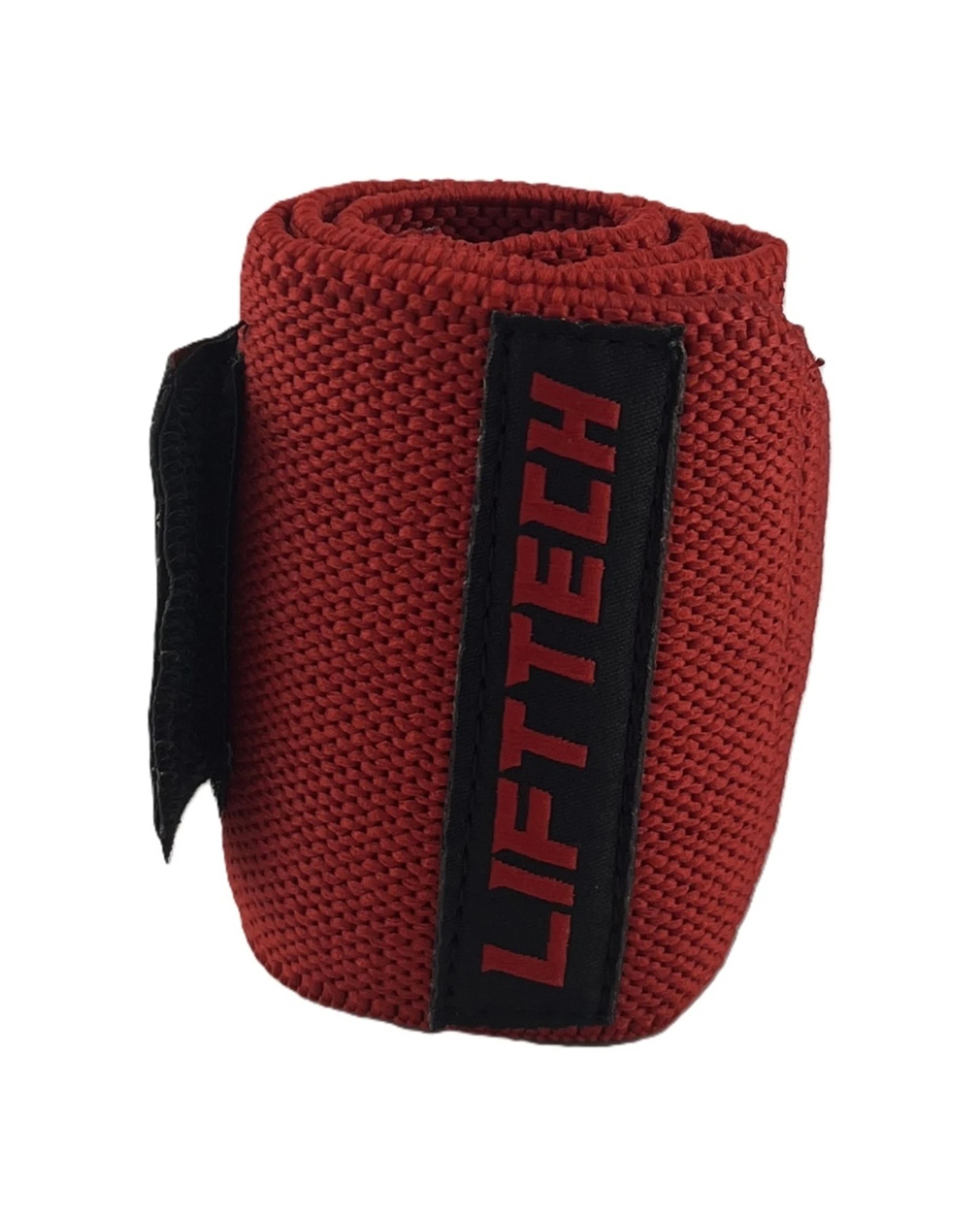 2 Lift-Tech Fitness 2pc Comp Elastic Support Wrist Wrap With Thumb Loop 18 Inch - Red, 2 of 3