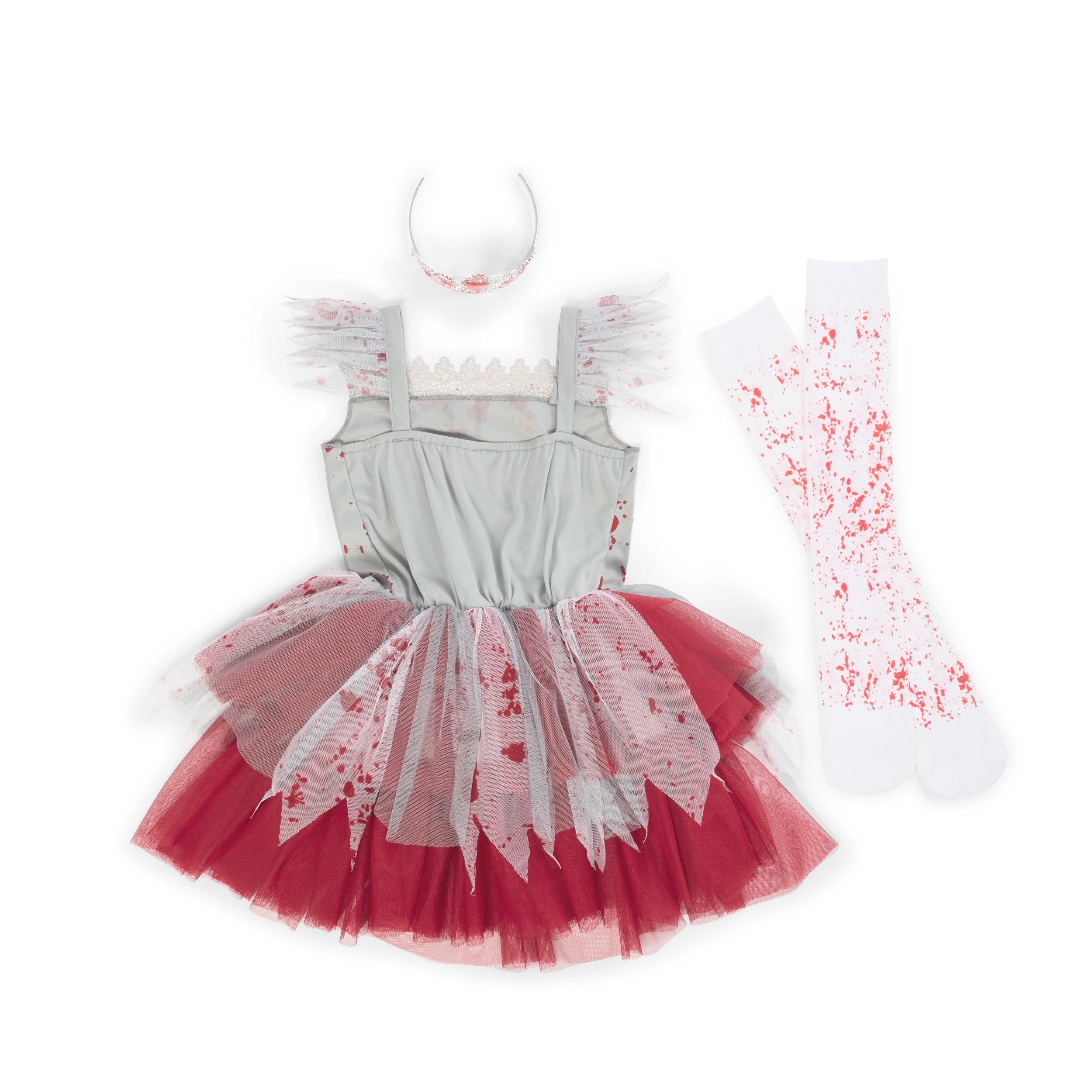 10 4 Piece Deadly Ballerina Costume - Ages 8+, 10 of 10