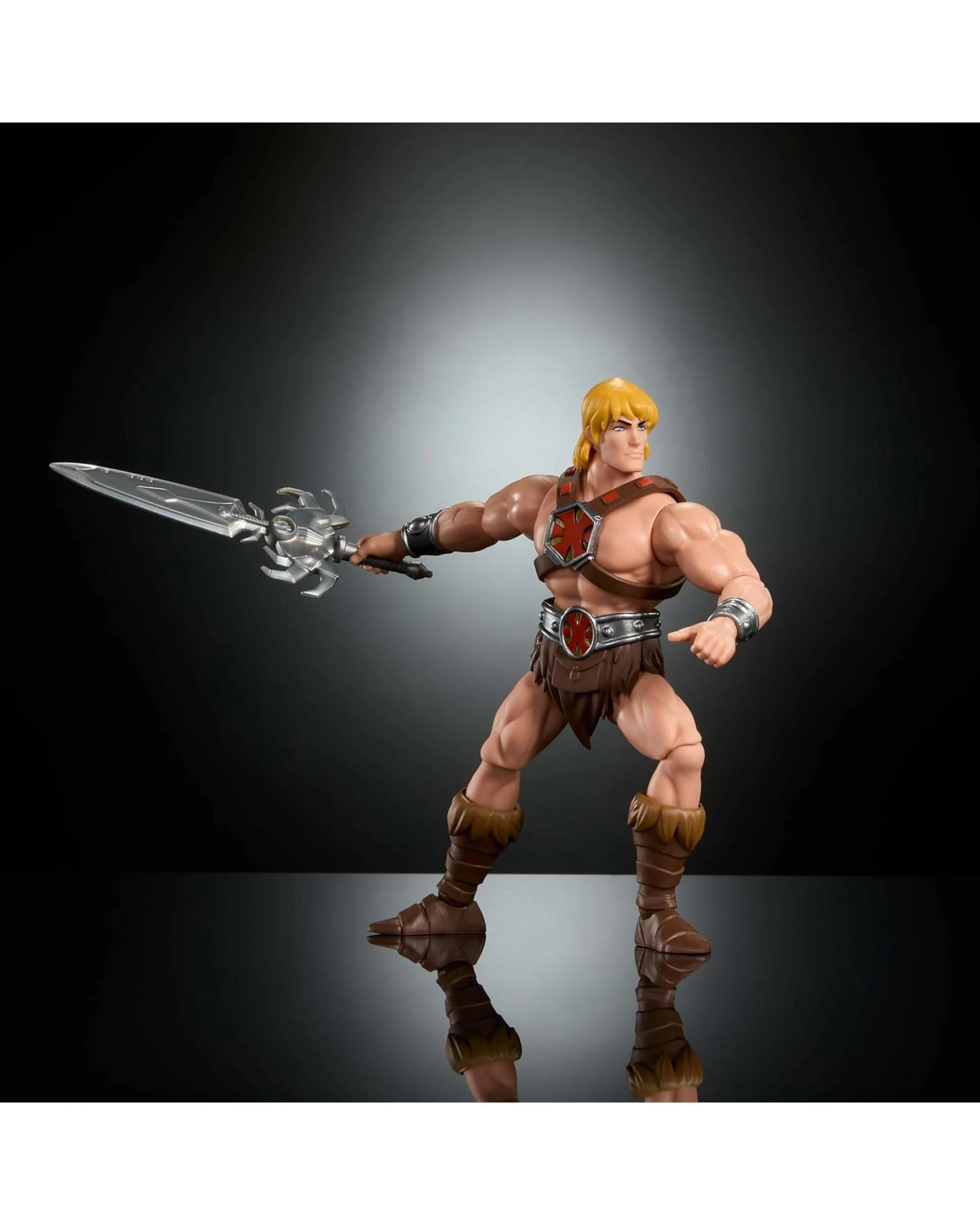 5 He-Man and the Masters of the Universe Origins Cartoon Collection 200X He-Man 5.5 inch Action Figure, 5 of 6