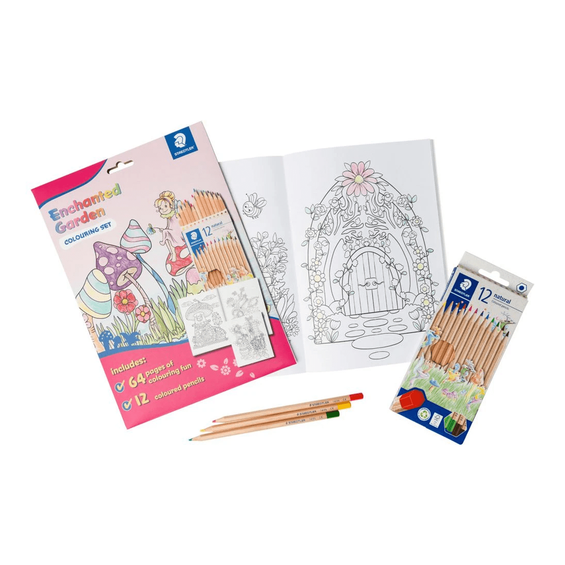 2 Staedtler Colouring Set Enchanted Garden, 2 of 4