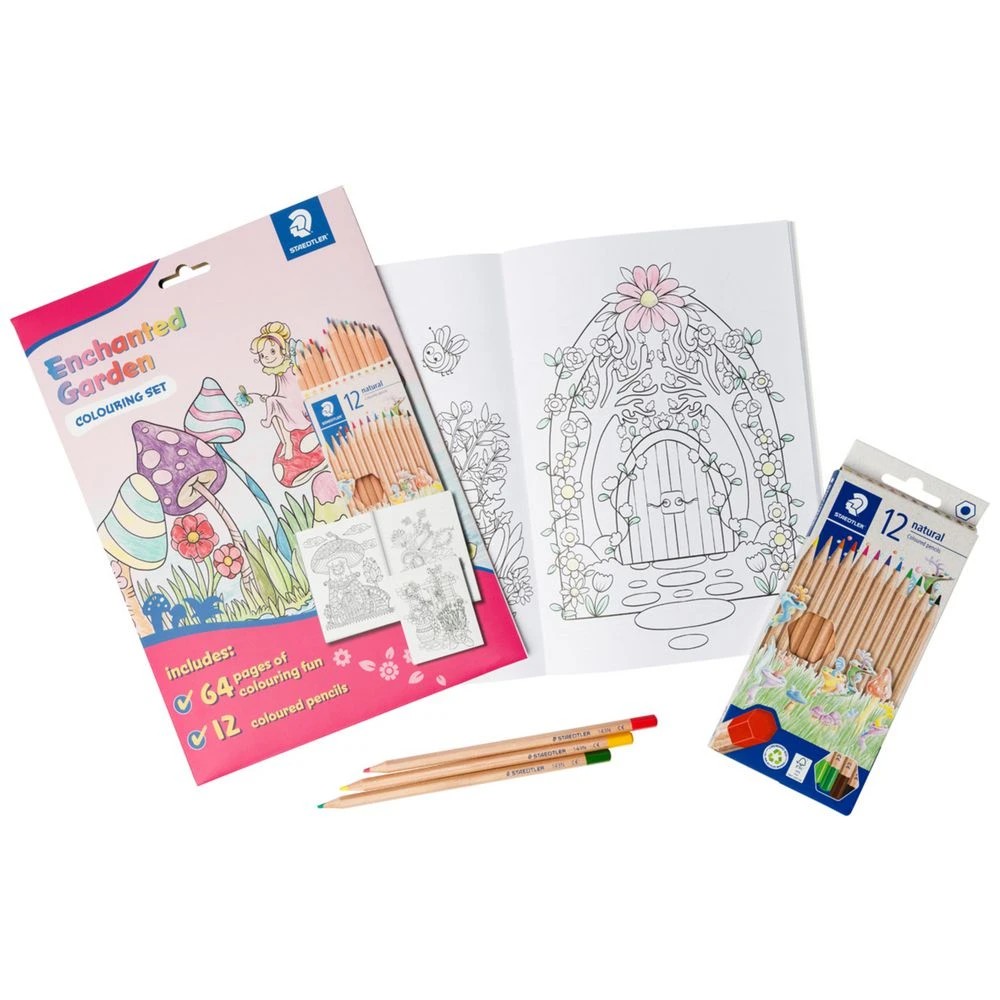 2 Staedtler Colouring Set Enchanted Garden, 2 of 4