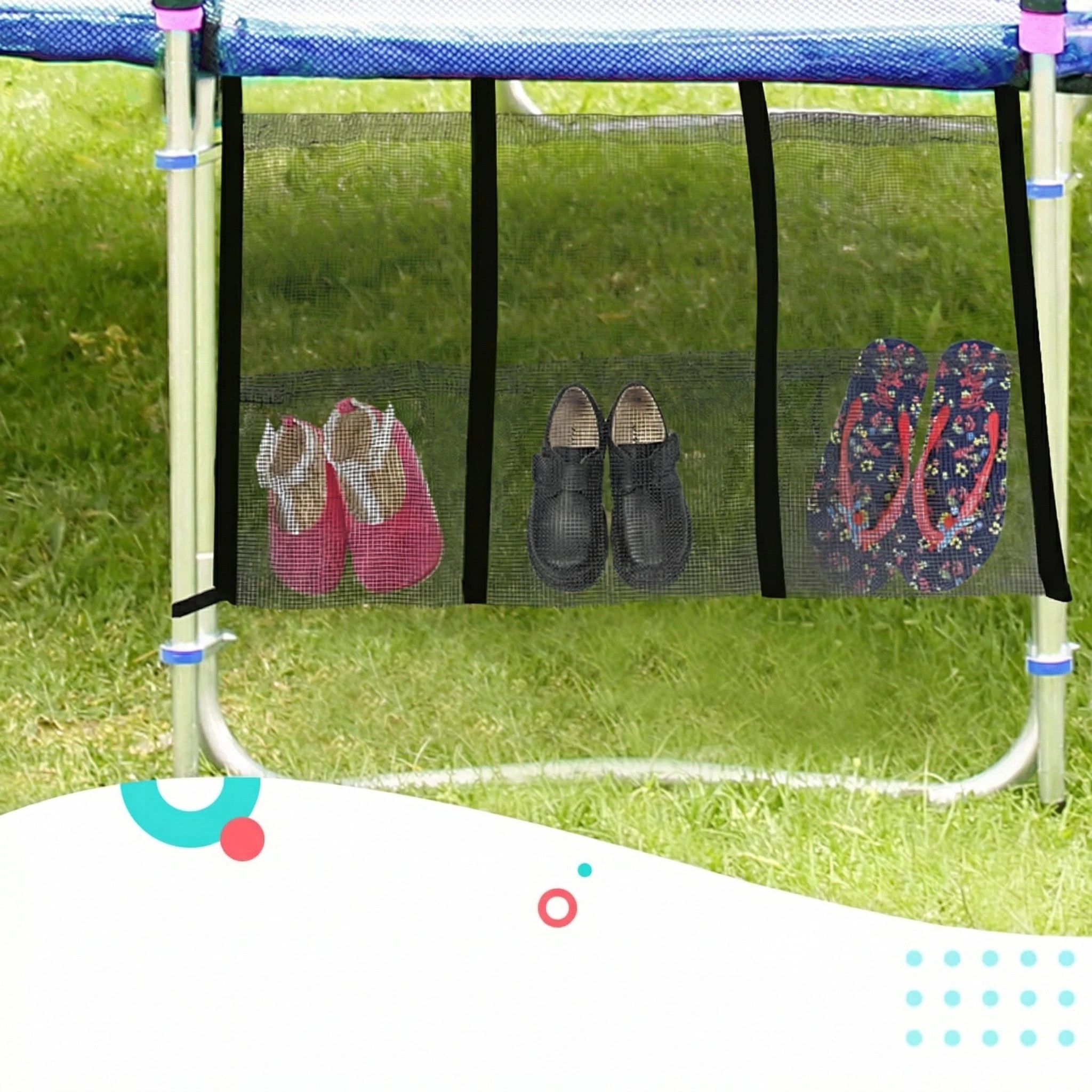 7 Kahuna Blizzard 10 ft Trampoline with Net - Blue, 7 of 8