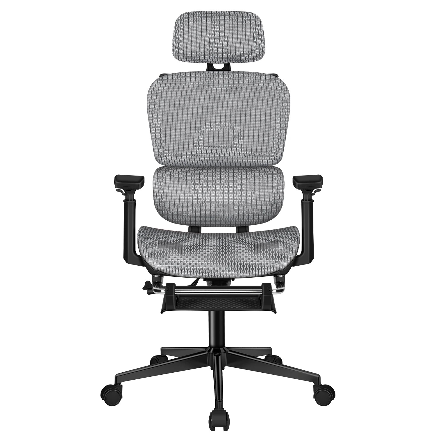 7 Alfordson Ergonomic Office Chair Mesh Executive Racing Computer Seat - Black Grey, 7 of 10
