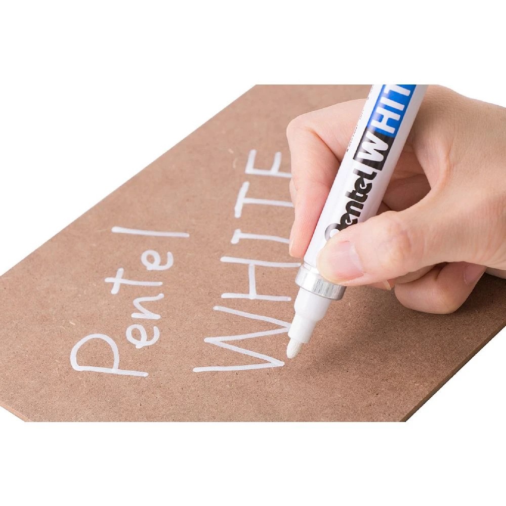 5 Pentel 100W-S Bullet Marker White, 5 of 5