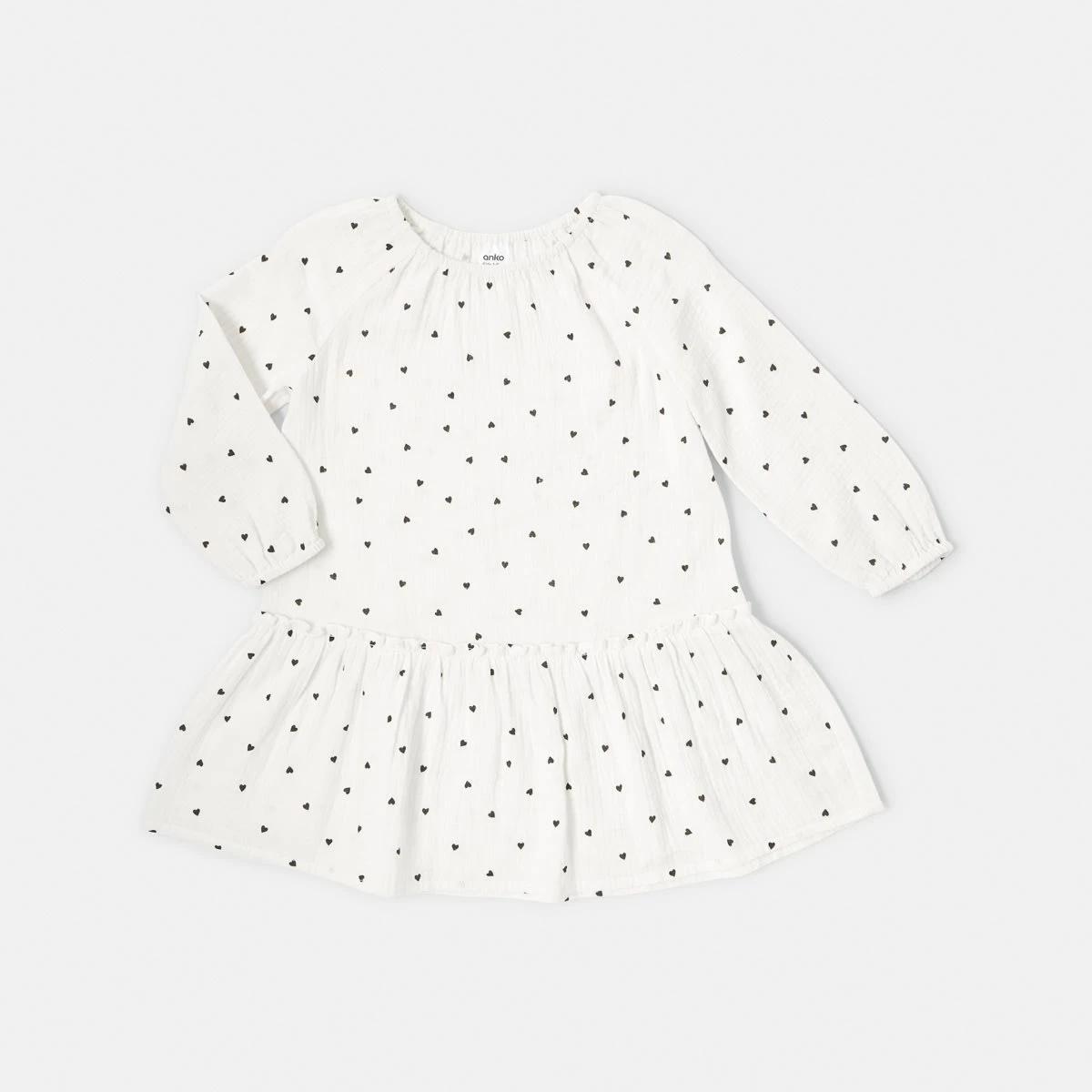 8 Long Sleeve Woven Dress Hearts, 8 of 9