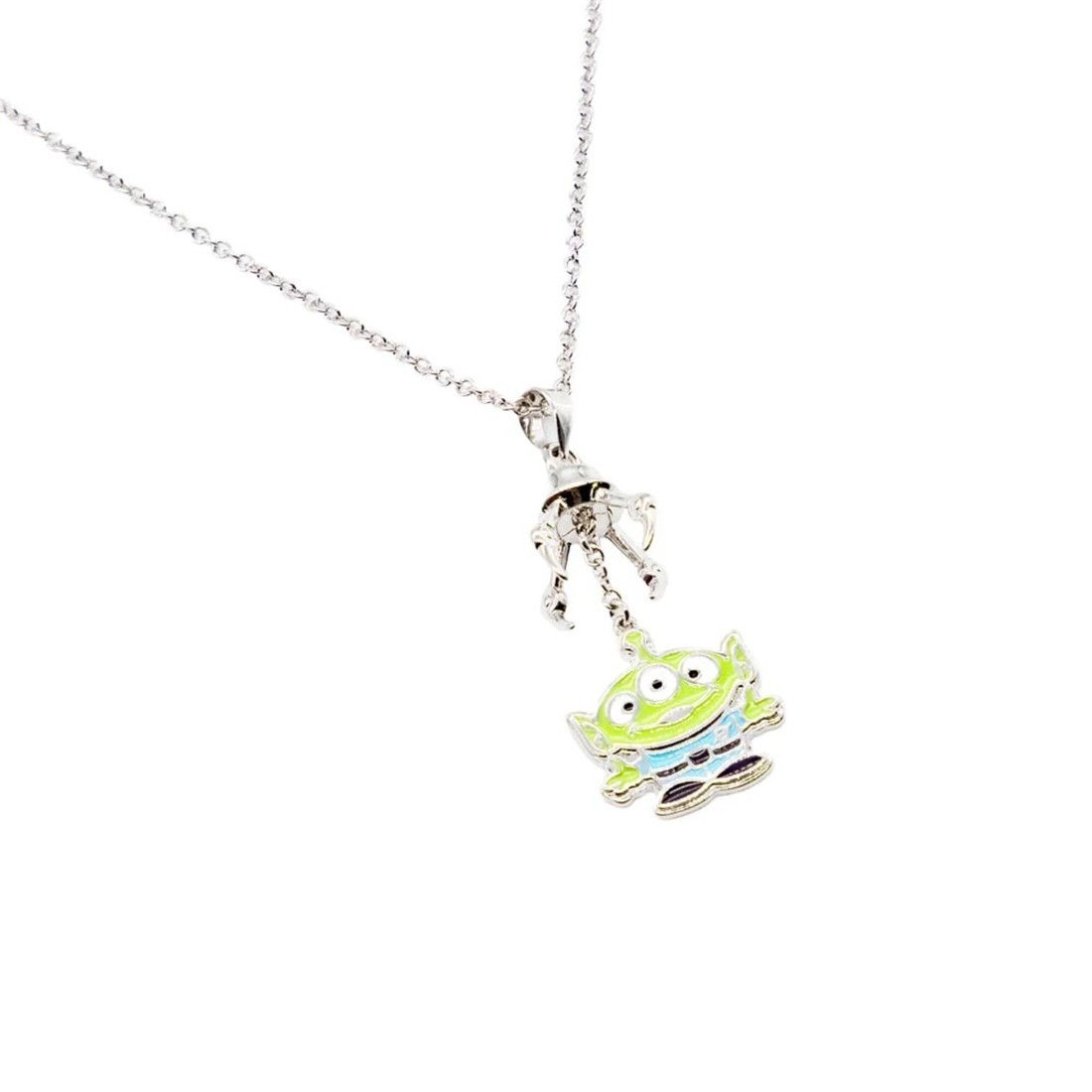1 Pixar - Toy Story - Alien Pendant Necklace - Green, 1 of 2
