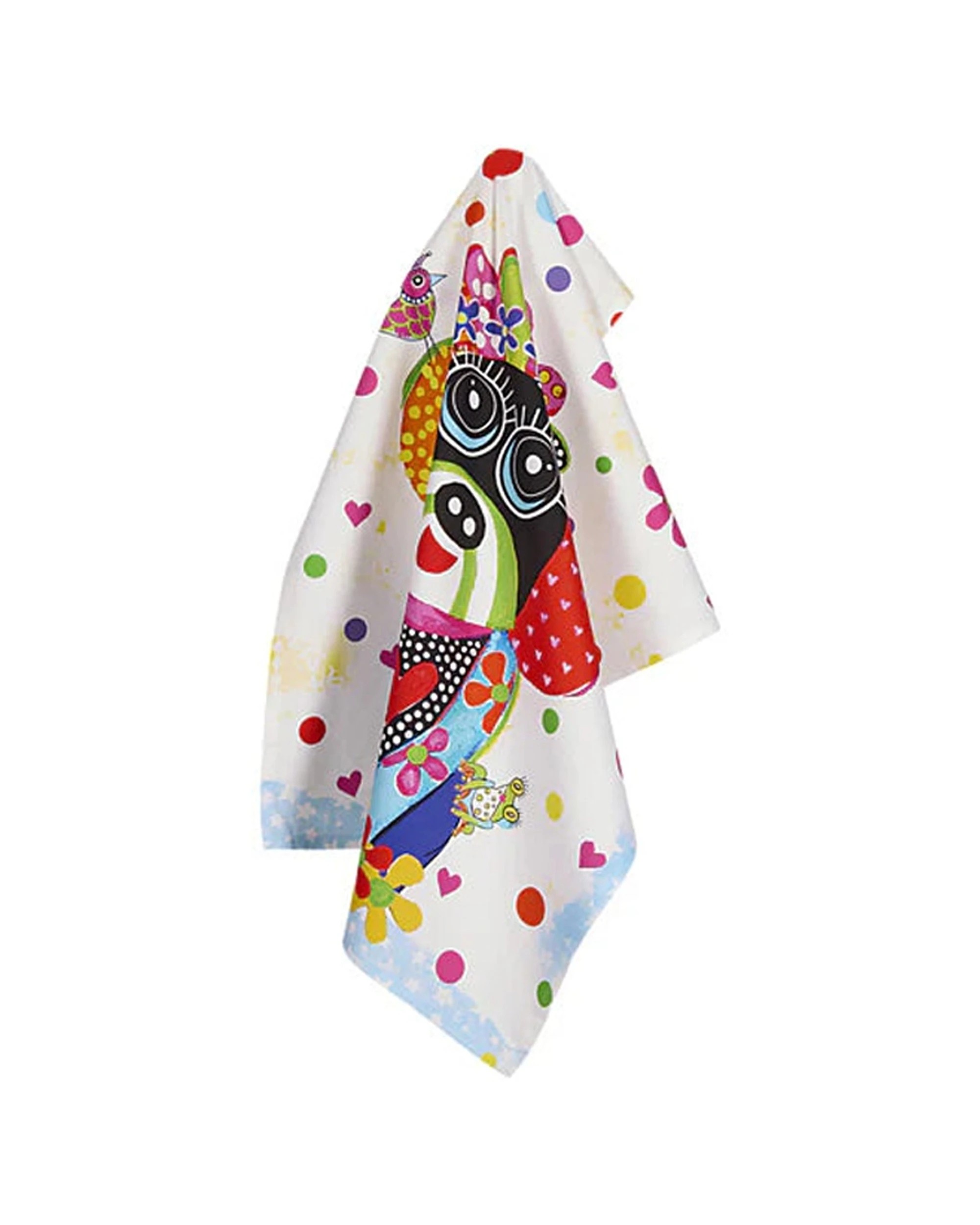 2 Maxwell And Williams Donna Sharam Kaleidoscope Tea Towel Roger 50x70cm - Multi, 2 of 2