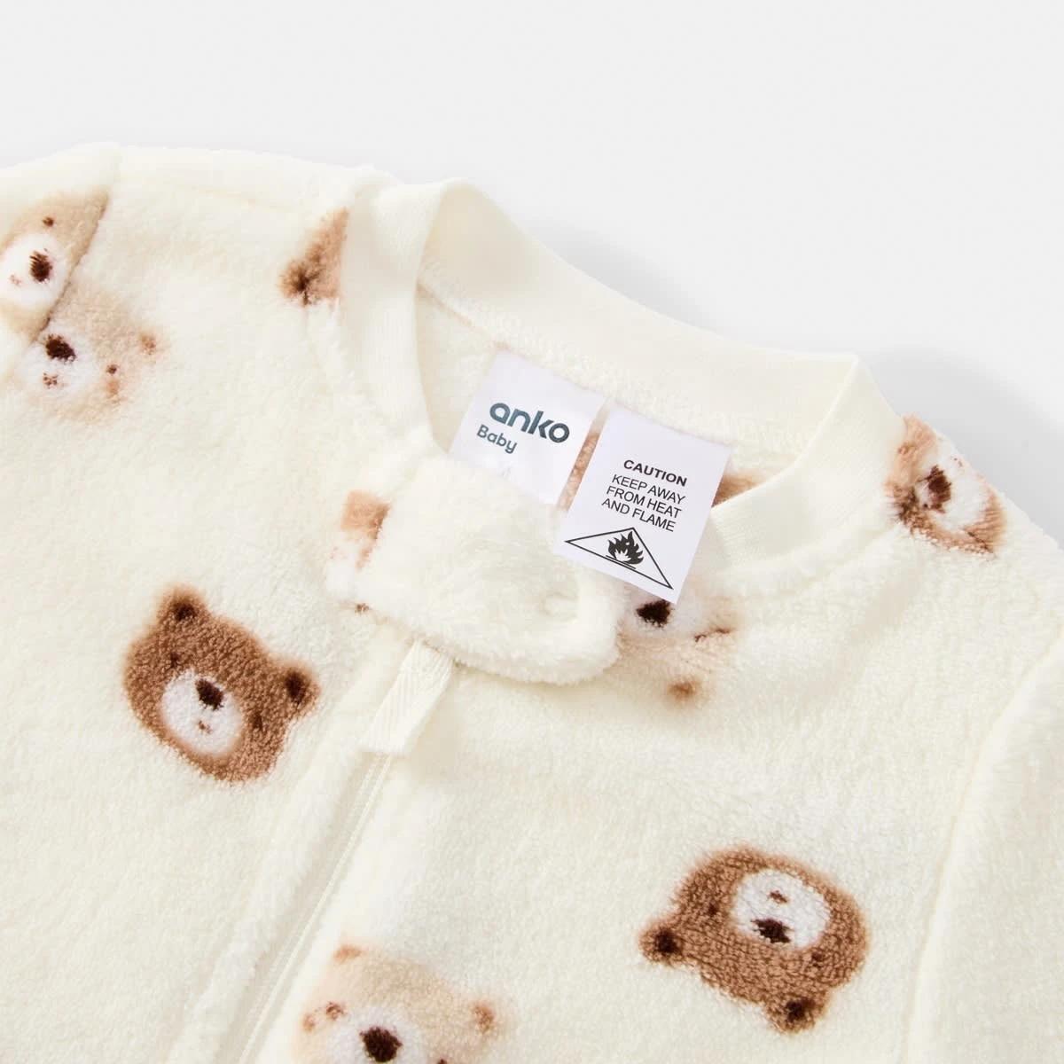 3 Fluffy Pramsuit Bge Bear, 3 of 4