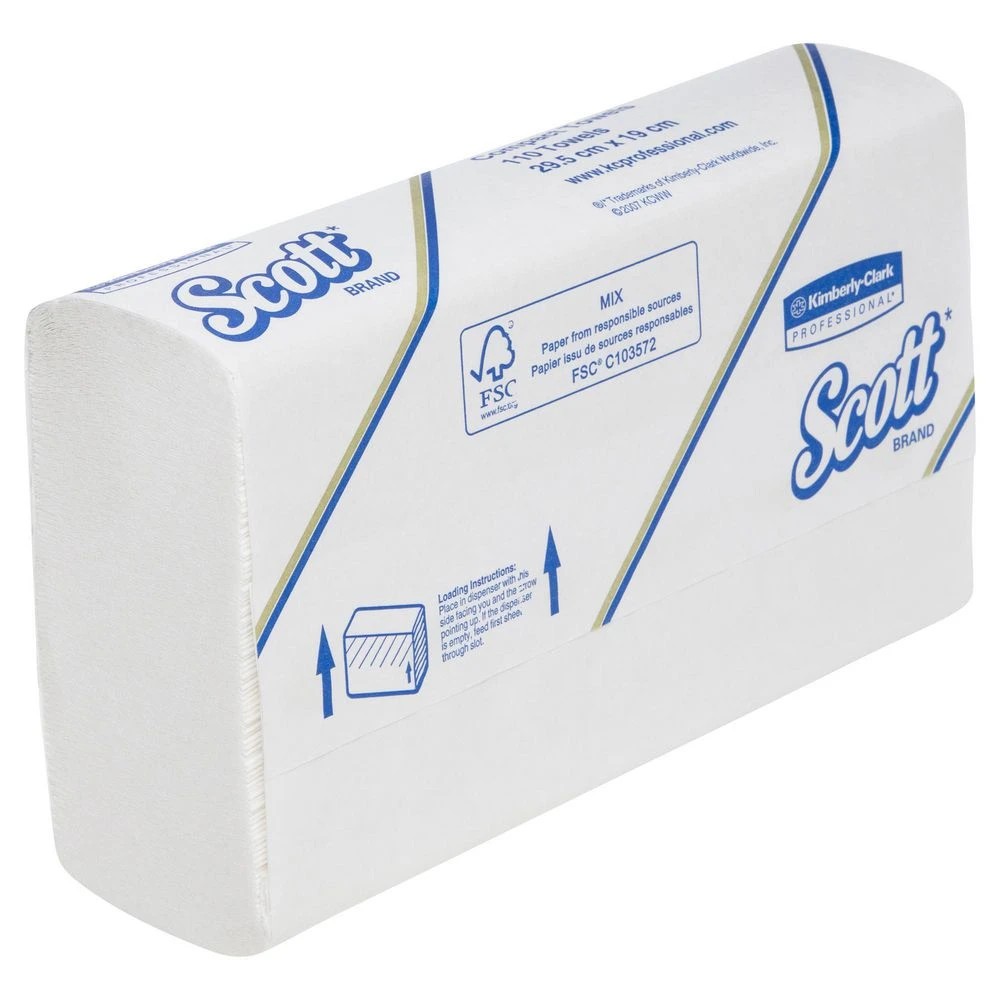 3 Scott Compact Folded Paper Hand Towels 1760 Sheets, 3 of 6
