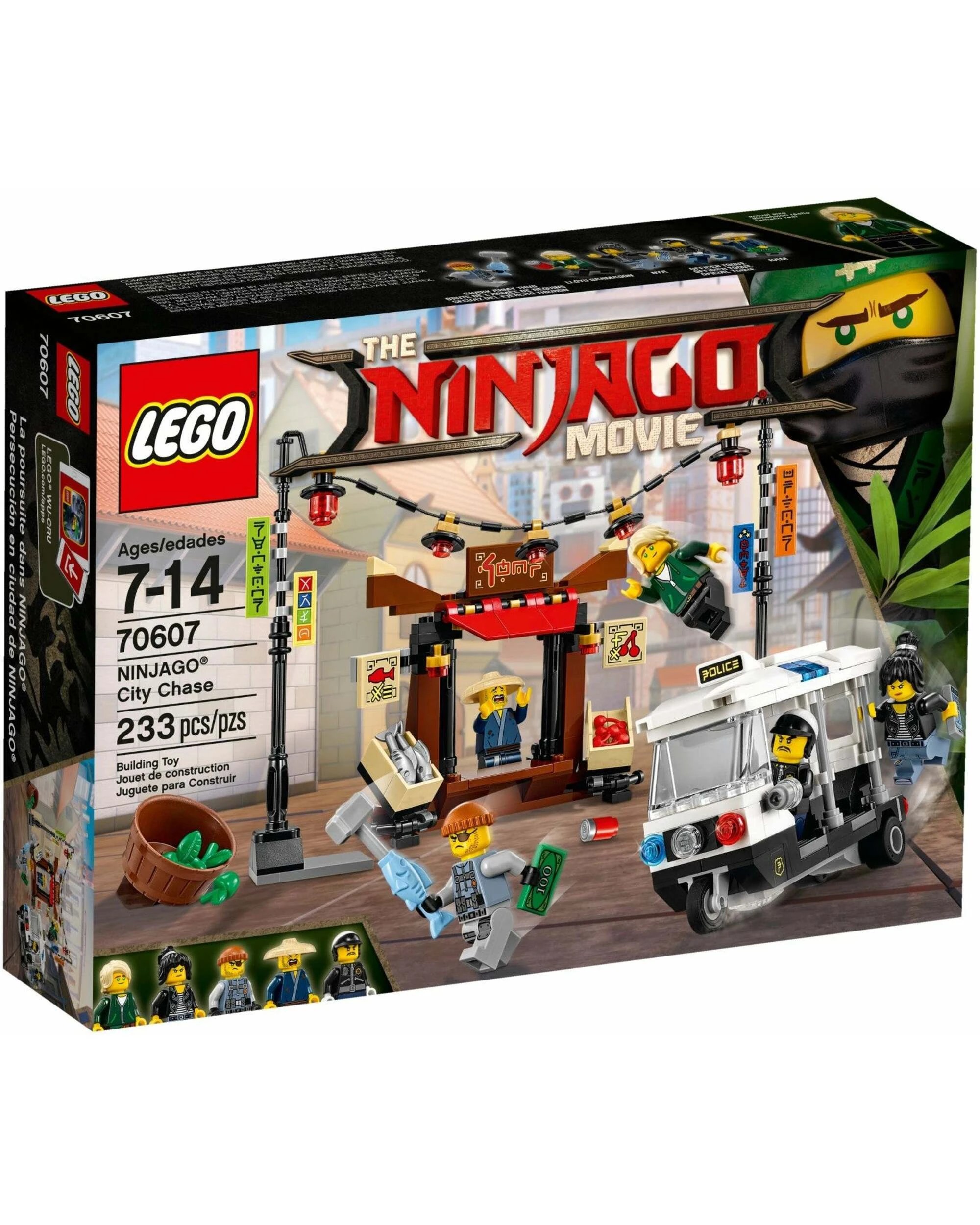 1 LEGO 70607 NINJAGO City Chase: Police Tuc-Tuc Pursuit, 1 of 5