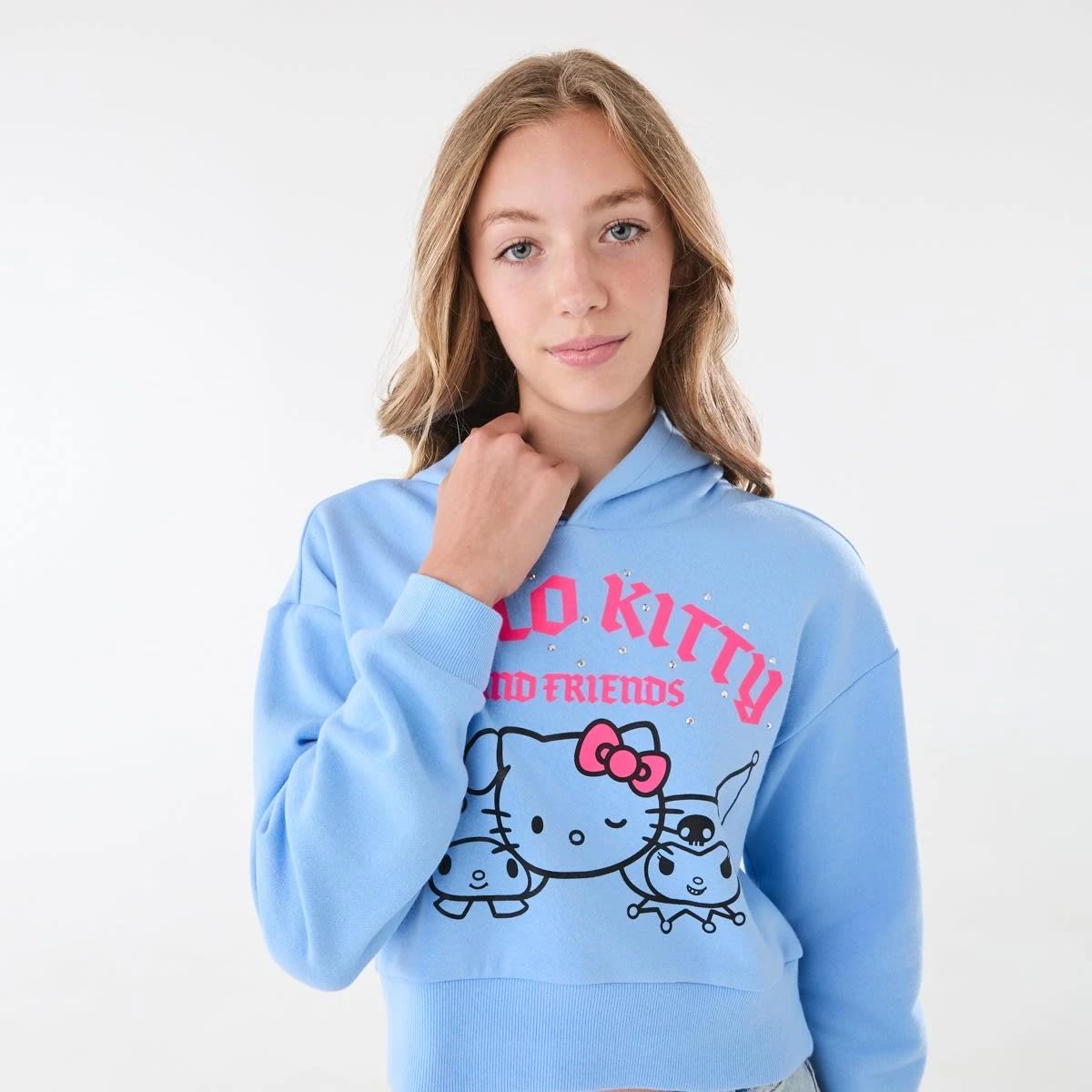 3 Hello Kitty and Friends License Cropped Hoodie Hellokitty, 3 of 8