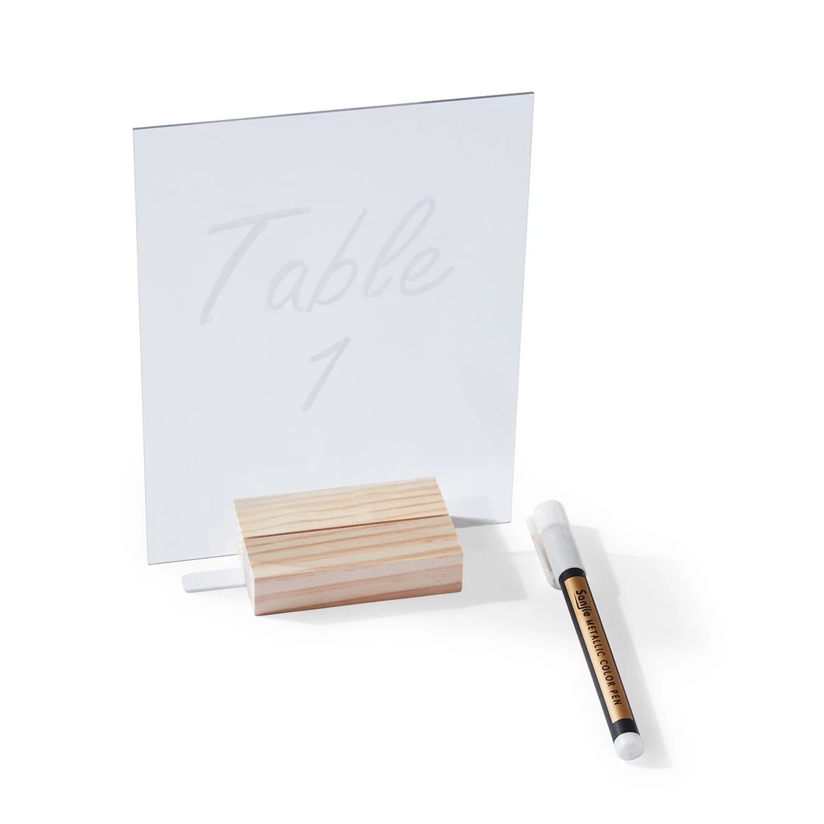 6 Clear Party Signs, 6 of 10