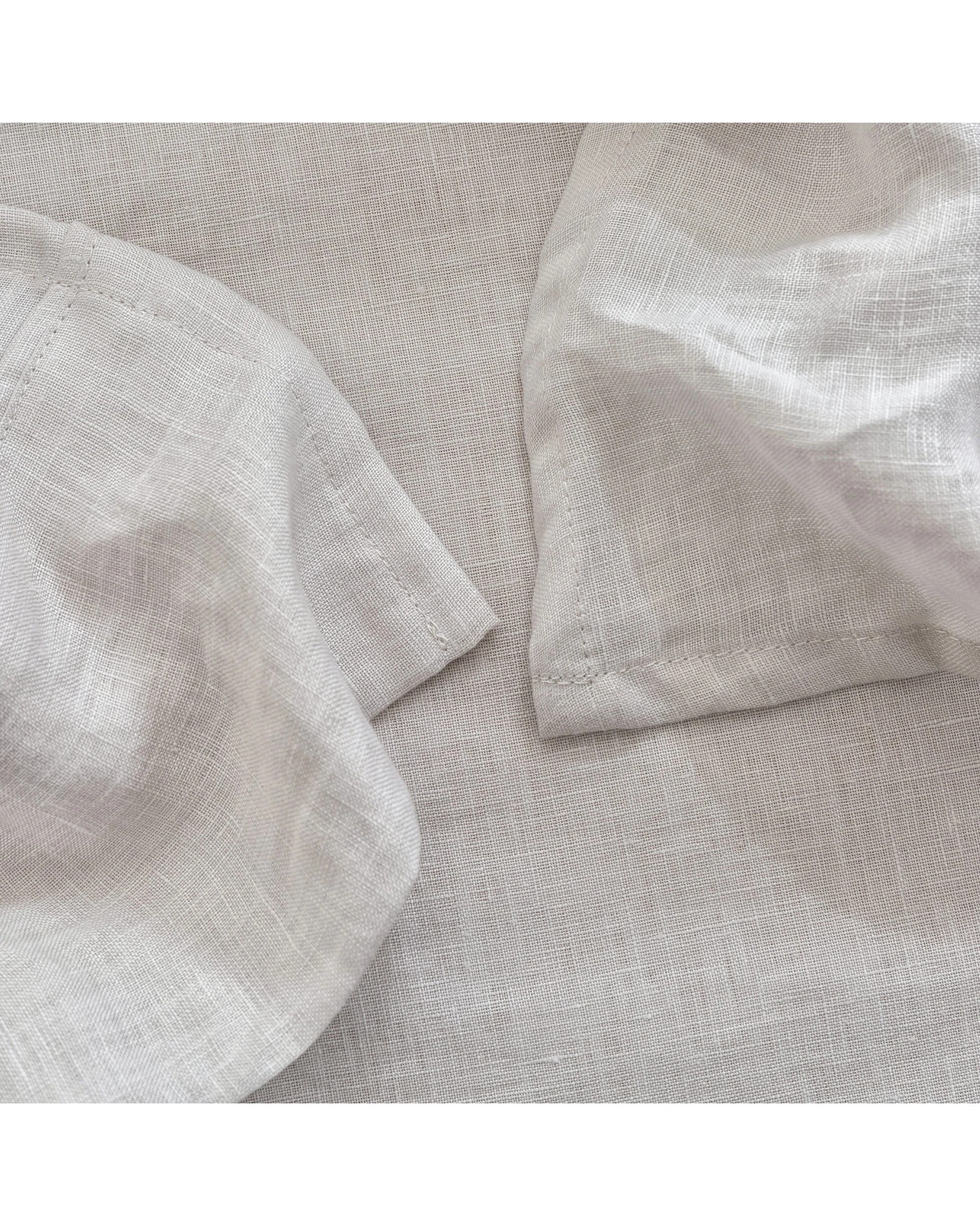 6 Natural Home 100% European Flax Linen Sheet Set - King Bed - Dove Grey, 6 of 9