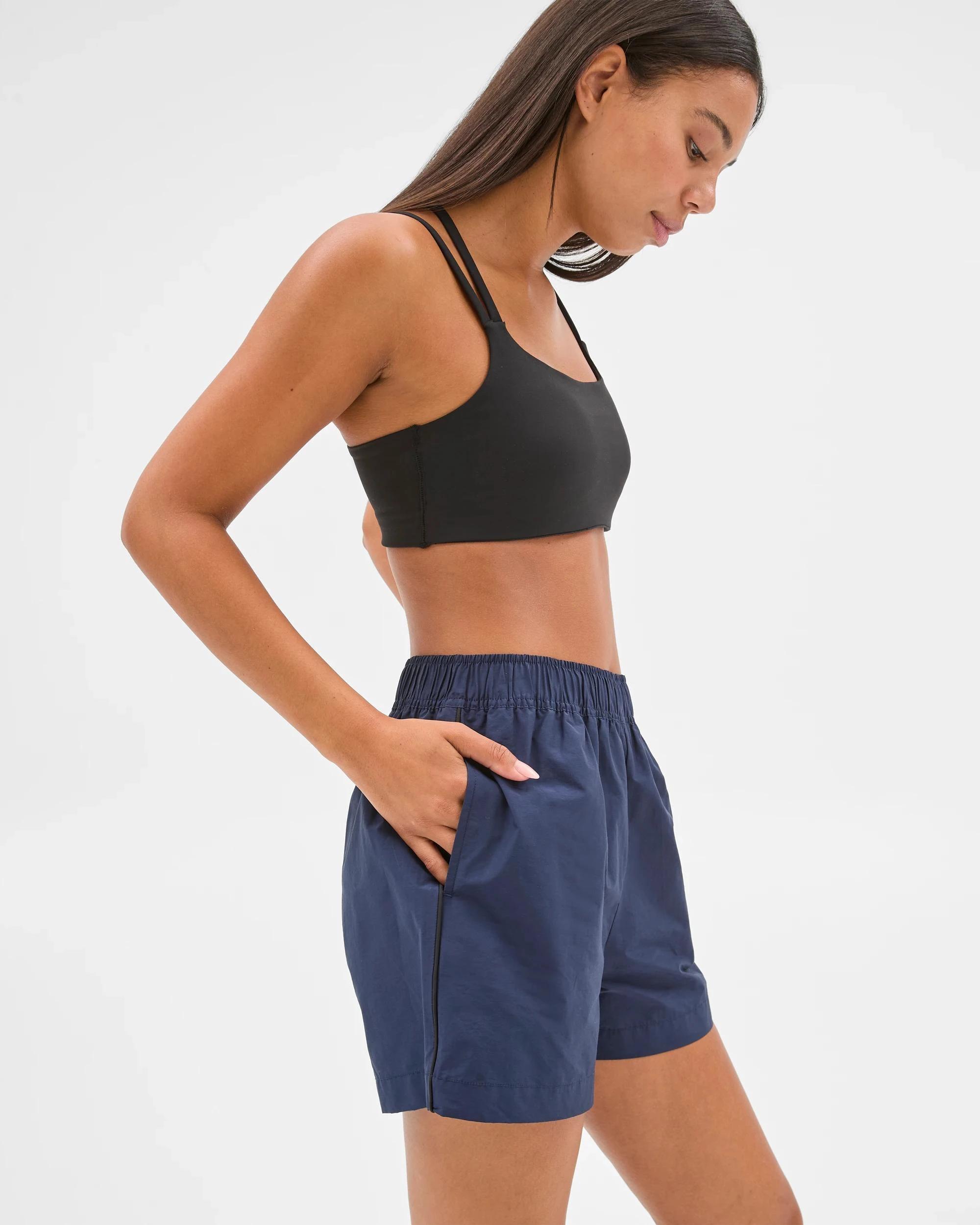 4 Target Active Australian Cotton Blend Woven Shorts NAVY/PIPING, 4 of 7