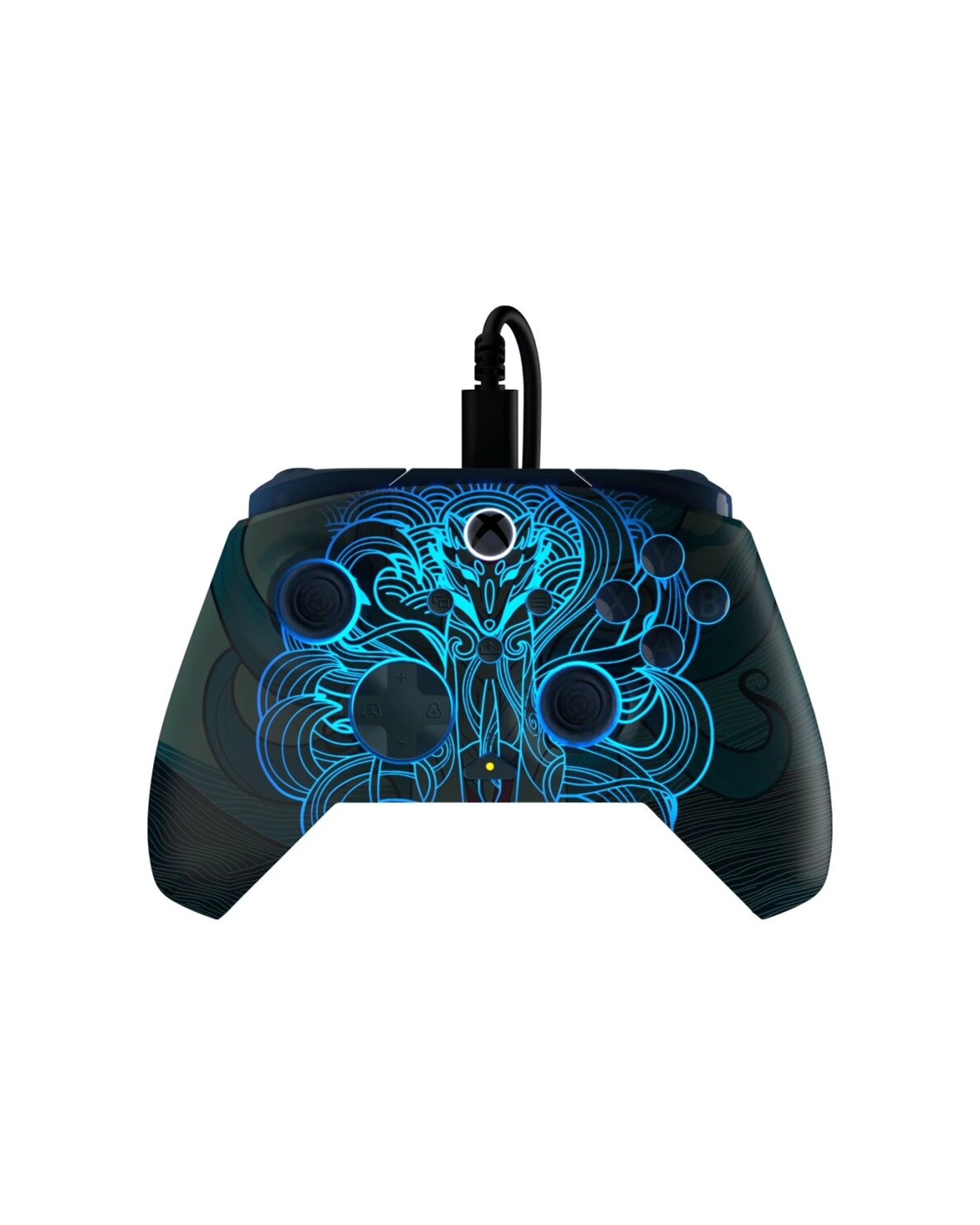 5 Turtle Beach Rematch Advanced USB-C Wired Xbox PC Gaming Controller Kitsune - Blue, 5 of 7