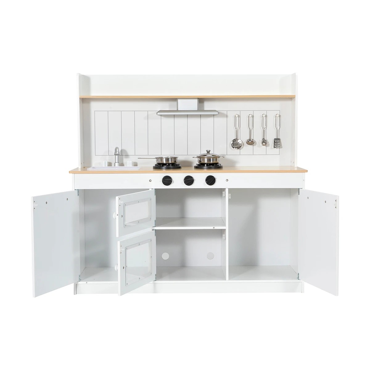 7 7 Piece Wooden Rustic Kitchen Playset, 7 of 10