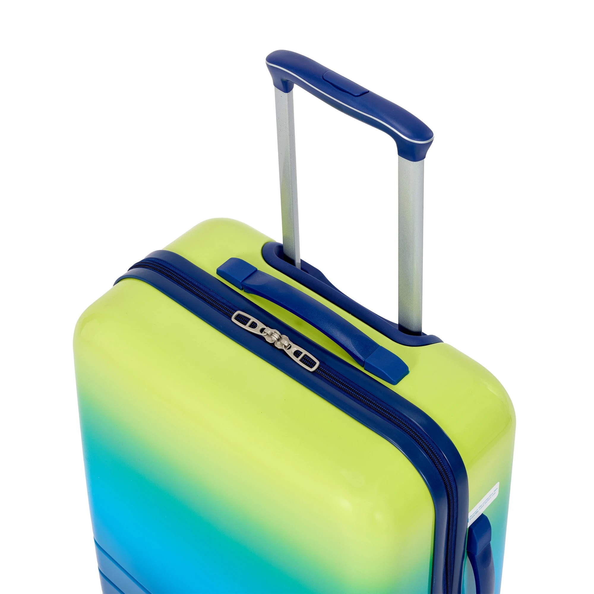 7 55cm Ombre Hard Case 4 Wheels - Green and Blue, 7 of 8