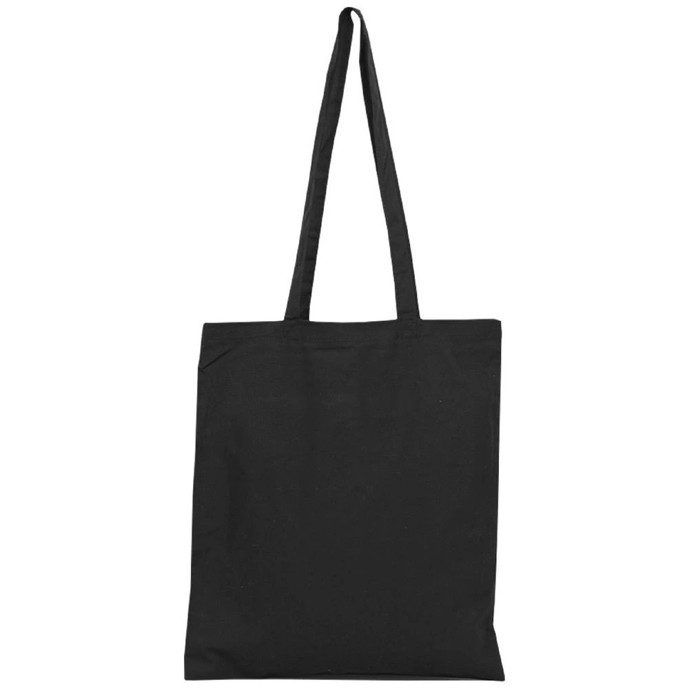 1 J.Burrows Calico Tote Bag Black 10 Pack, 1 of 3