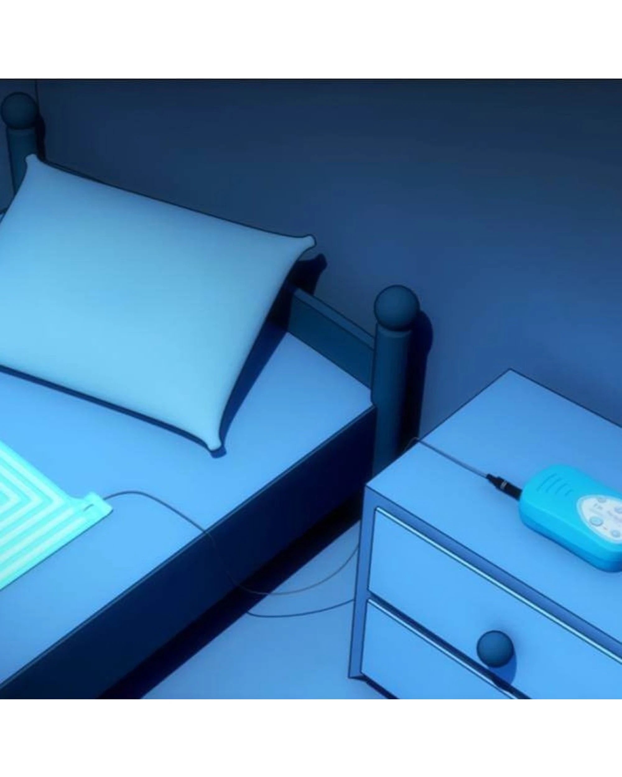 4 Therapee Bed Wetting Solutions Stopee Alarm And Software Program For Kids - Blue, 4 of 4