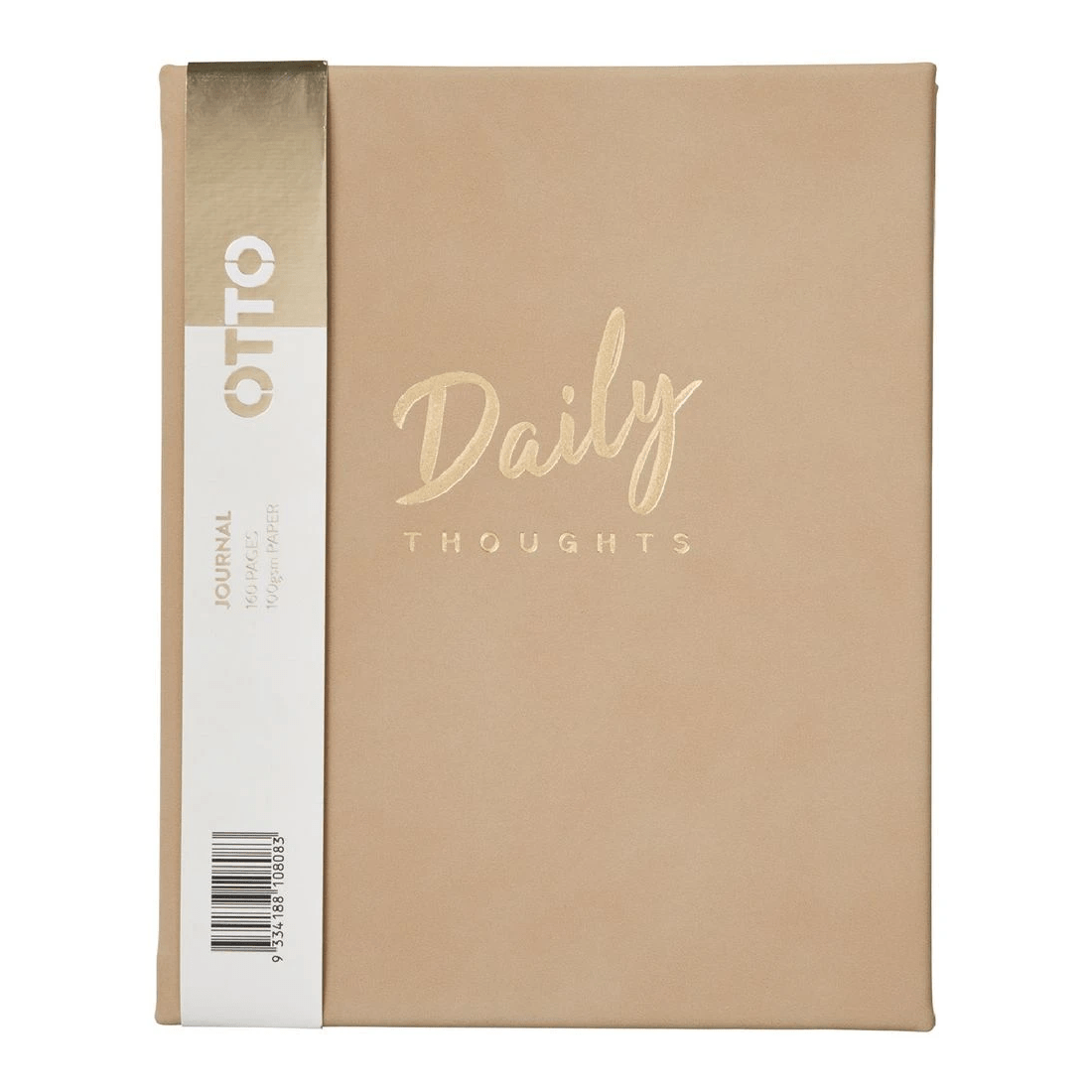 1 Otto Daily Thoughts Journal 160 Pages Beige, 1 of 4