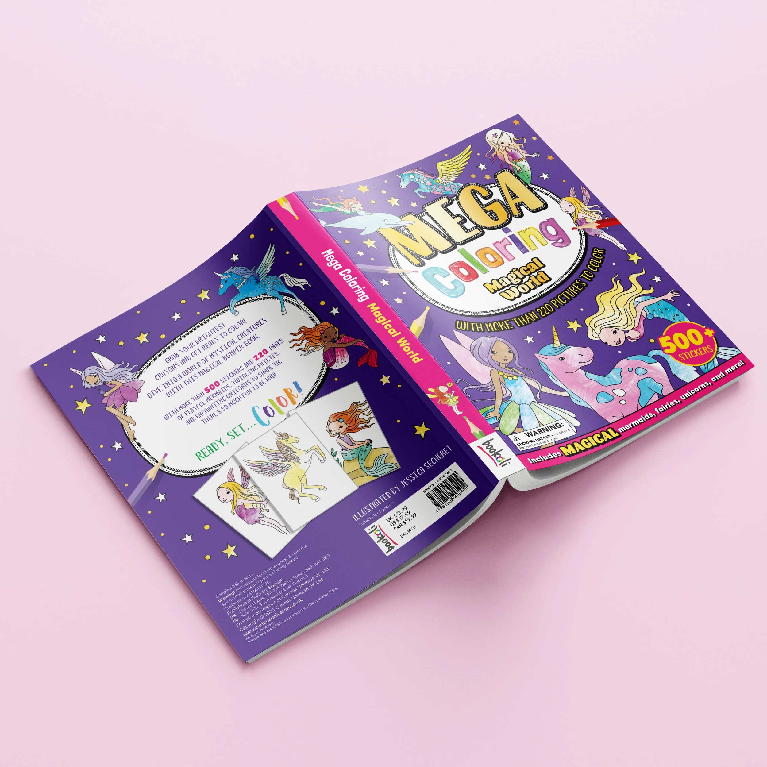 5 Mega Colouring: Magical World by Jessica Secheret - Book, 5 of 5
