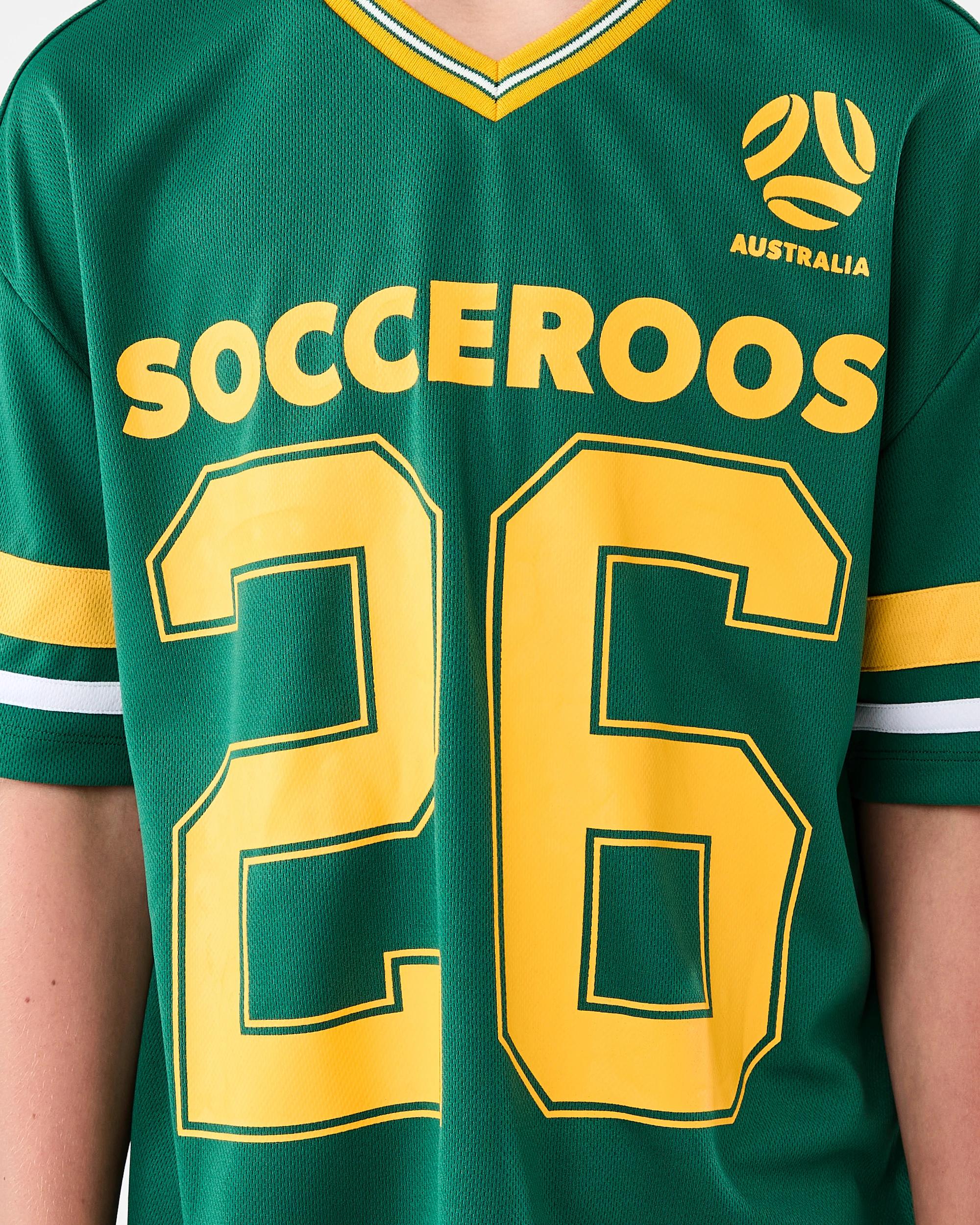 5 Socceroos Youth T-shirt Green, 5 of 7