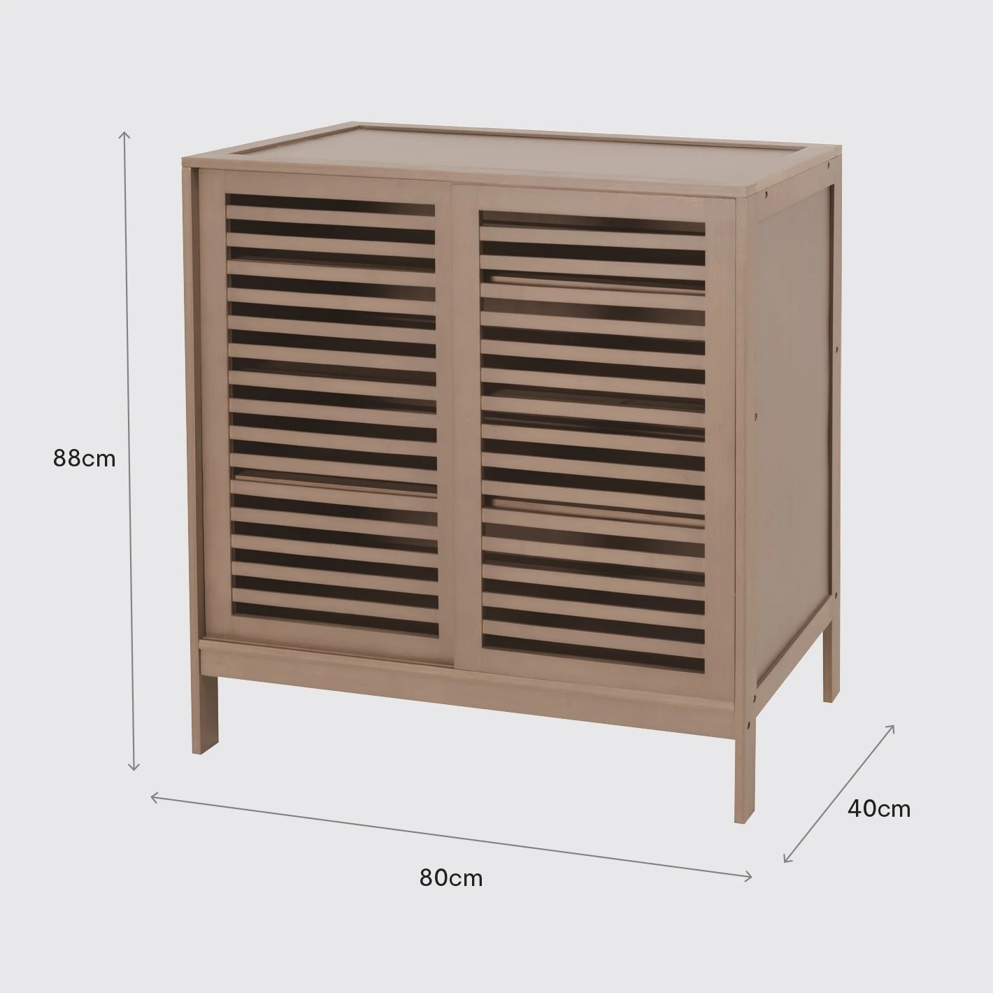 3 Walnut Look Shoe Cabinet, 3 of 3