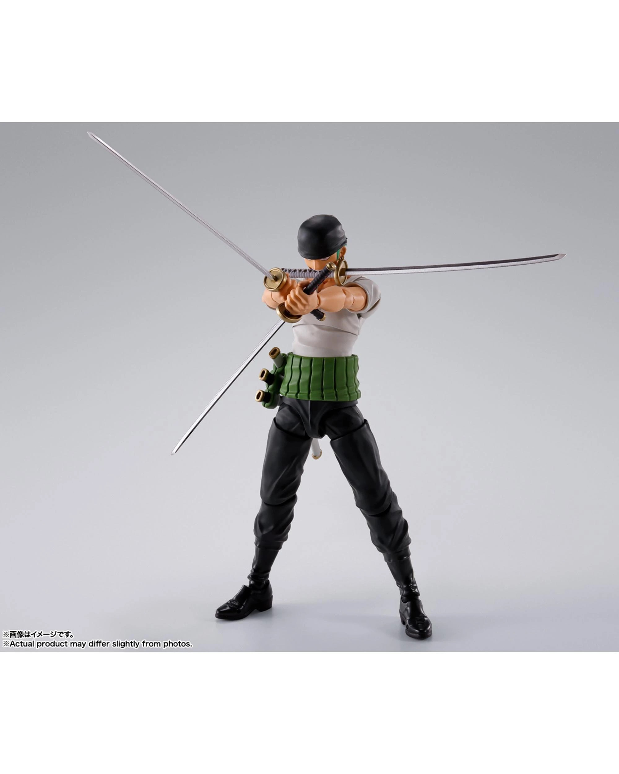 5 Tamashii Nations S.H. Figuarts One Piece Roronoa Zoro Romance Dawn Figure, 5 of 9