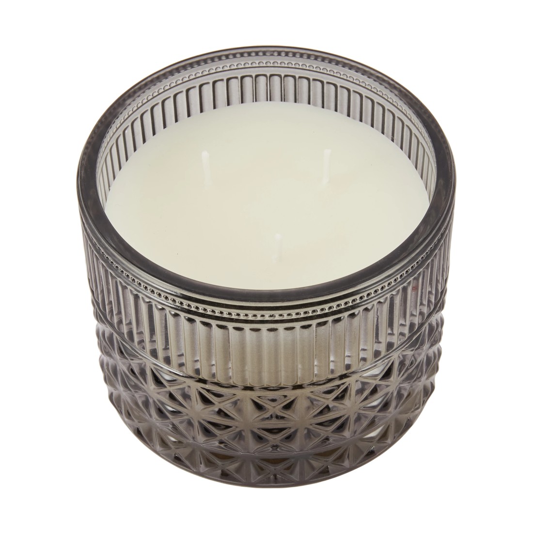 2 Smoke Geo Glass Candle, 2 of 4