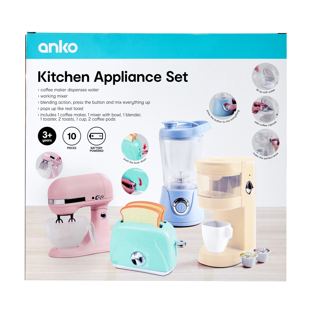 7 10 Piece Kitchen Appliance Set, 7 of 7