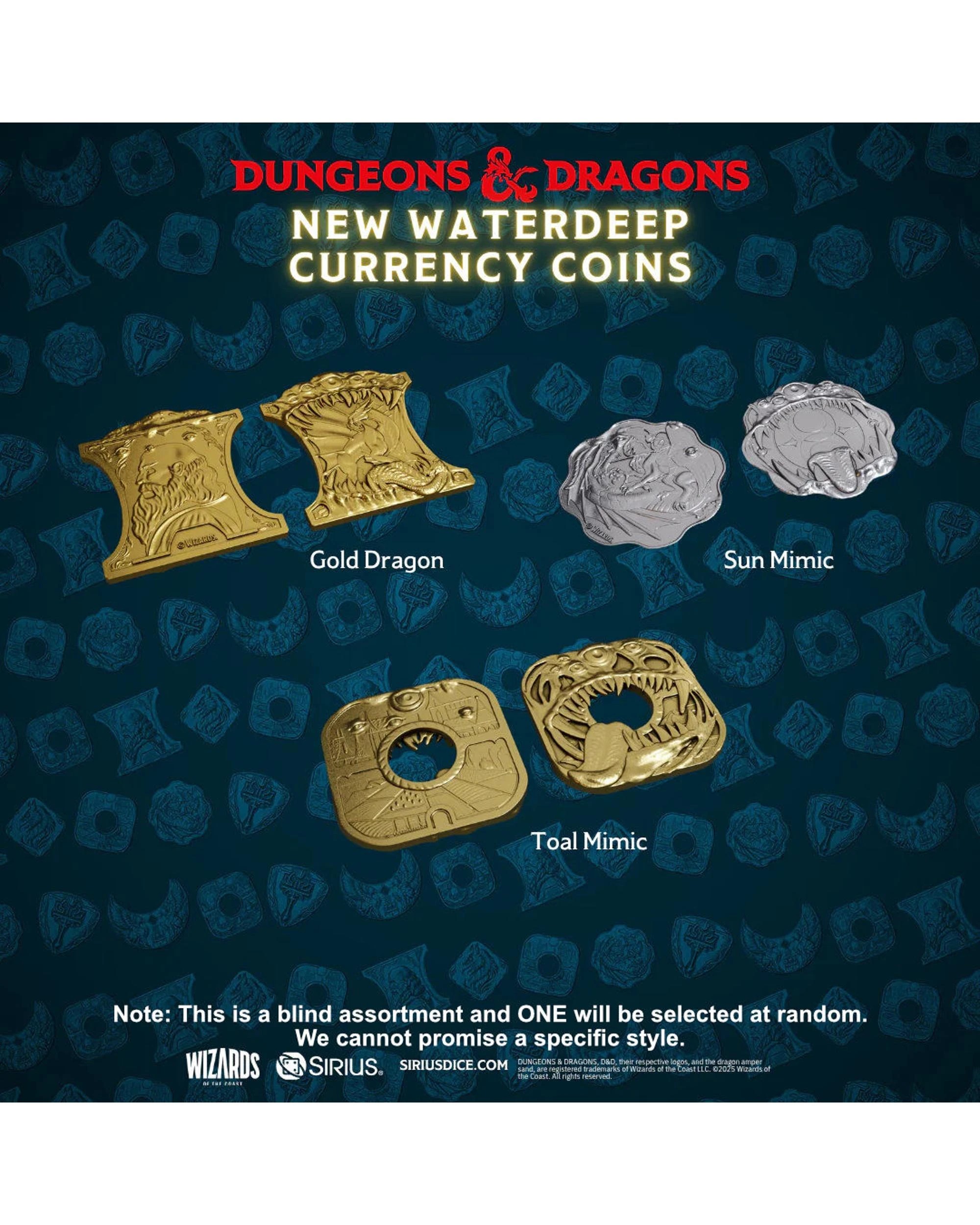 6 Sirius Dice Dungeons and Dragons Undermountain Blind Bag, 6 of 7