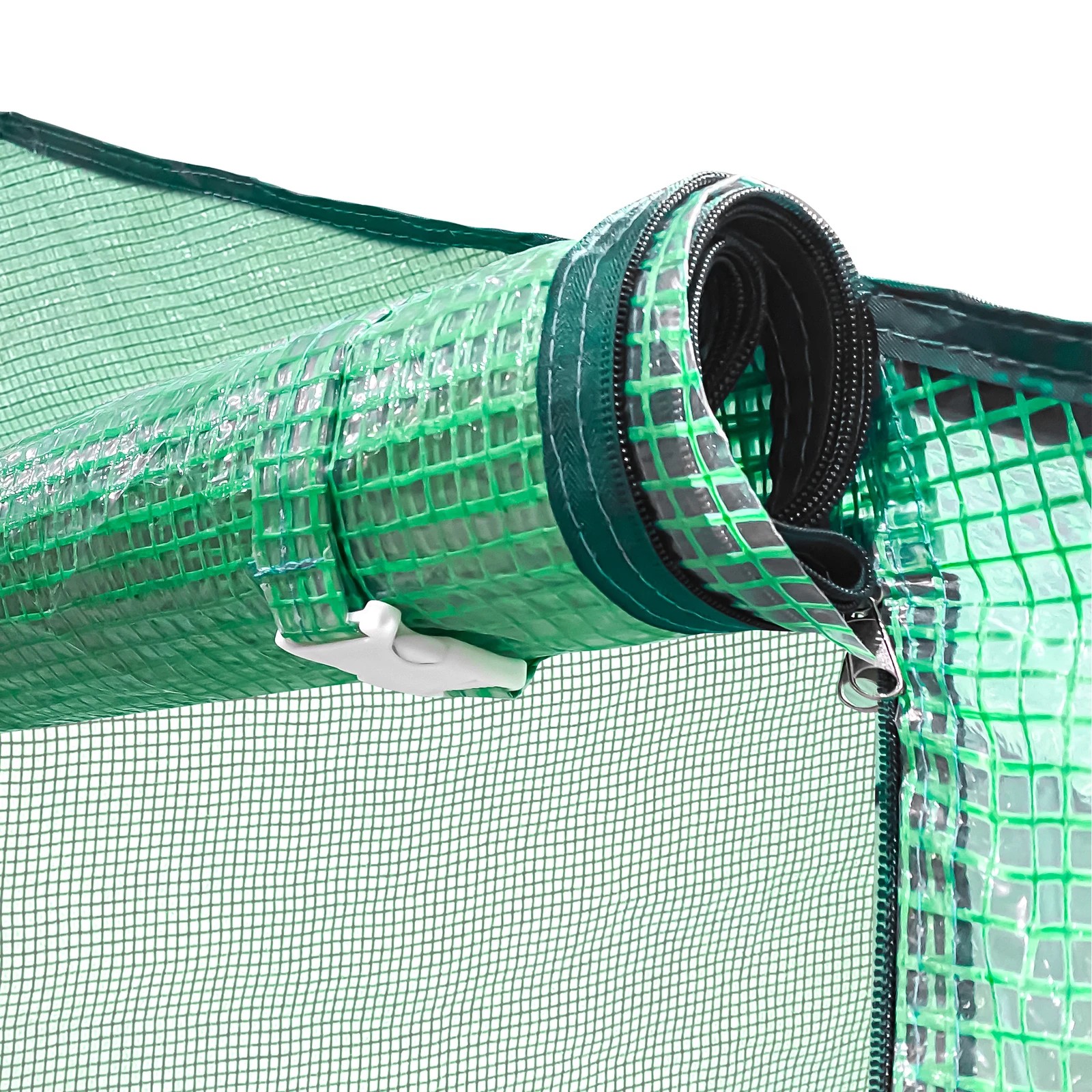 6 Alfordson Greenhouse Gabled Shed Green House 3.5x2x2M - Green, 6 of 6