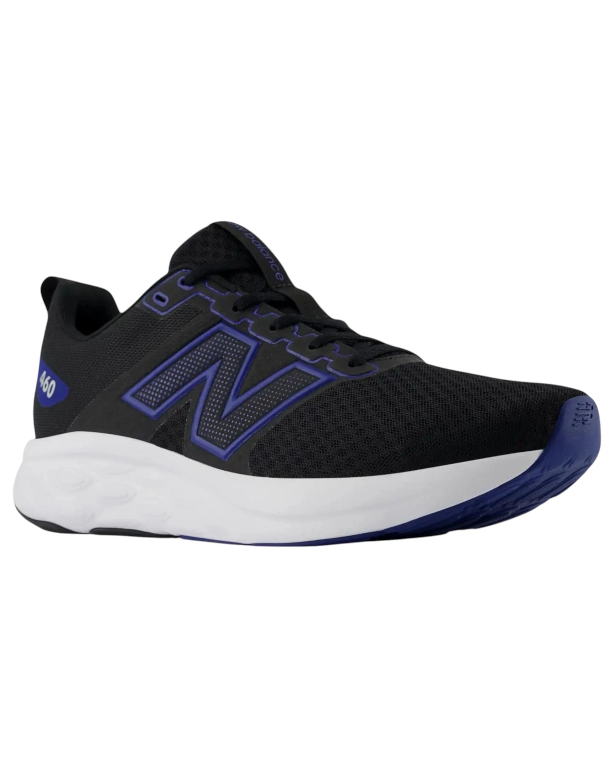 4 New Balance Mens Fresh Foam 460 v4 Black/ Blue Athletic Shoes BLACK/BLUE, 4 of 5