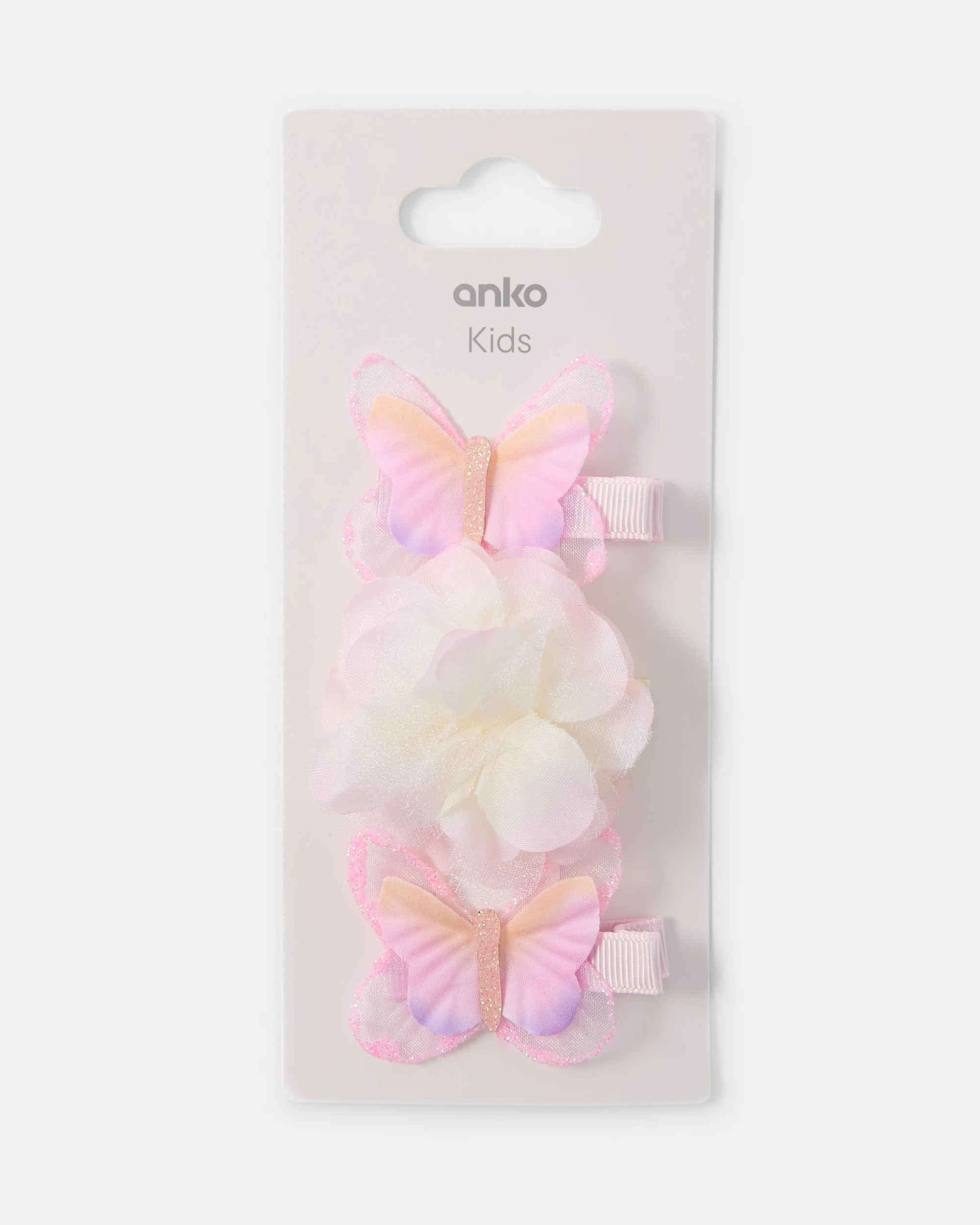 3 3 Pack Flower and Butterfly Hair Clips, 3 of 3