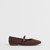 DARK BROWN FX SUEDE