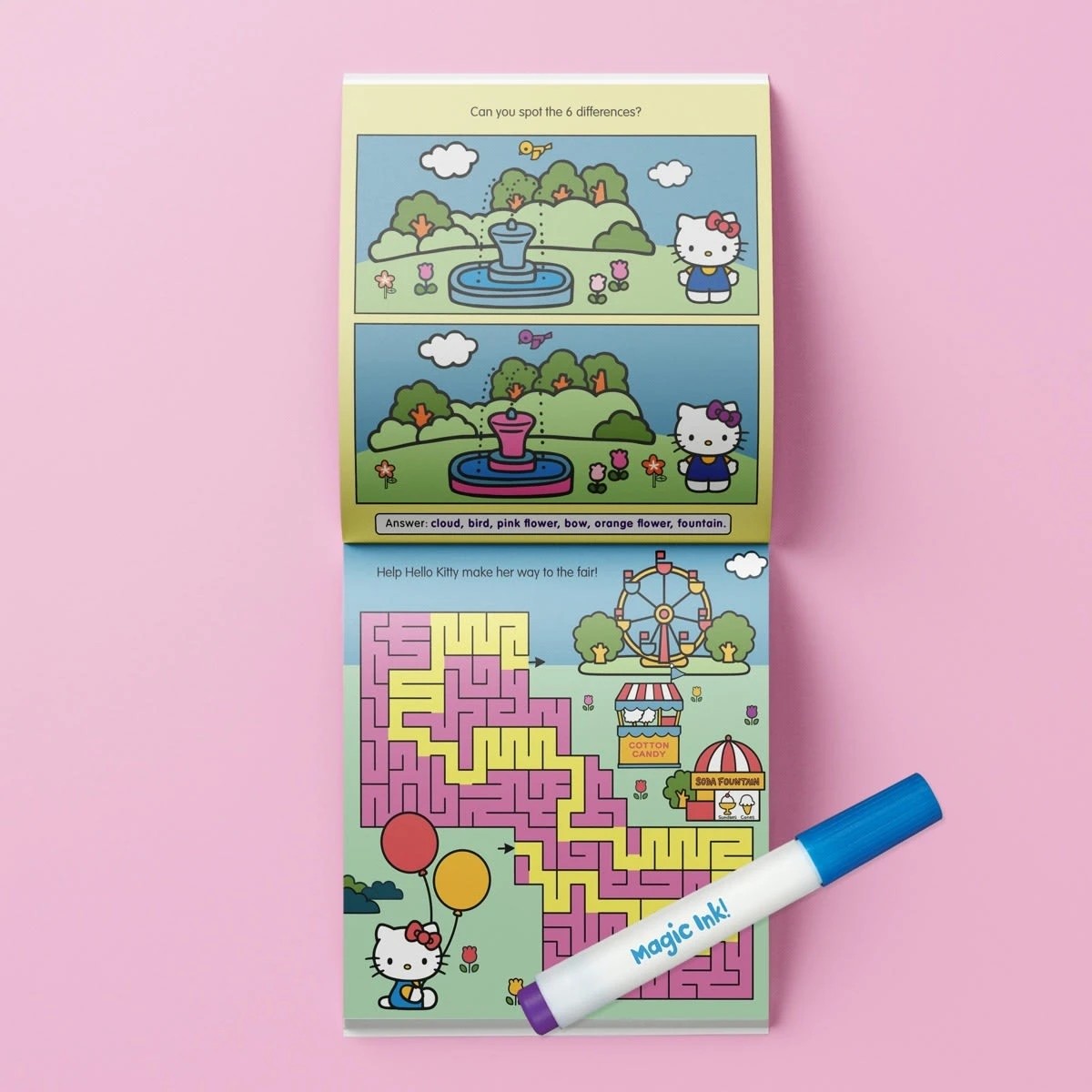 6 INKredibles Hello Kitty Mess-Free Activity Kit - Book, 6 of 9