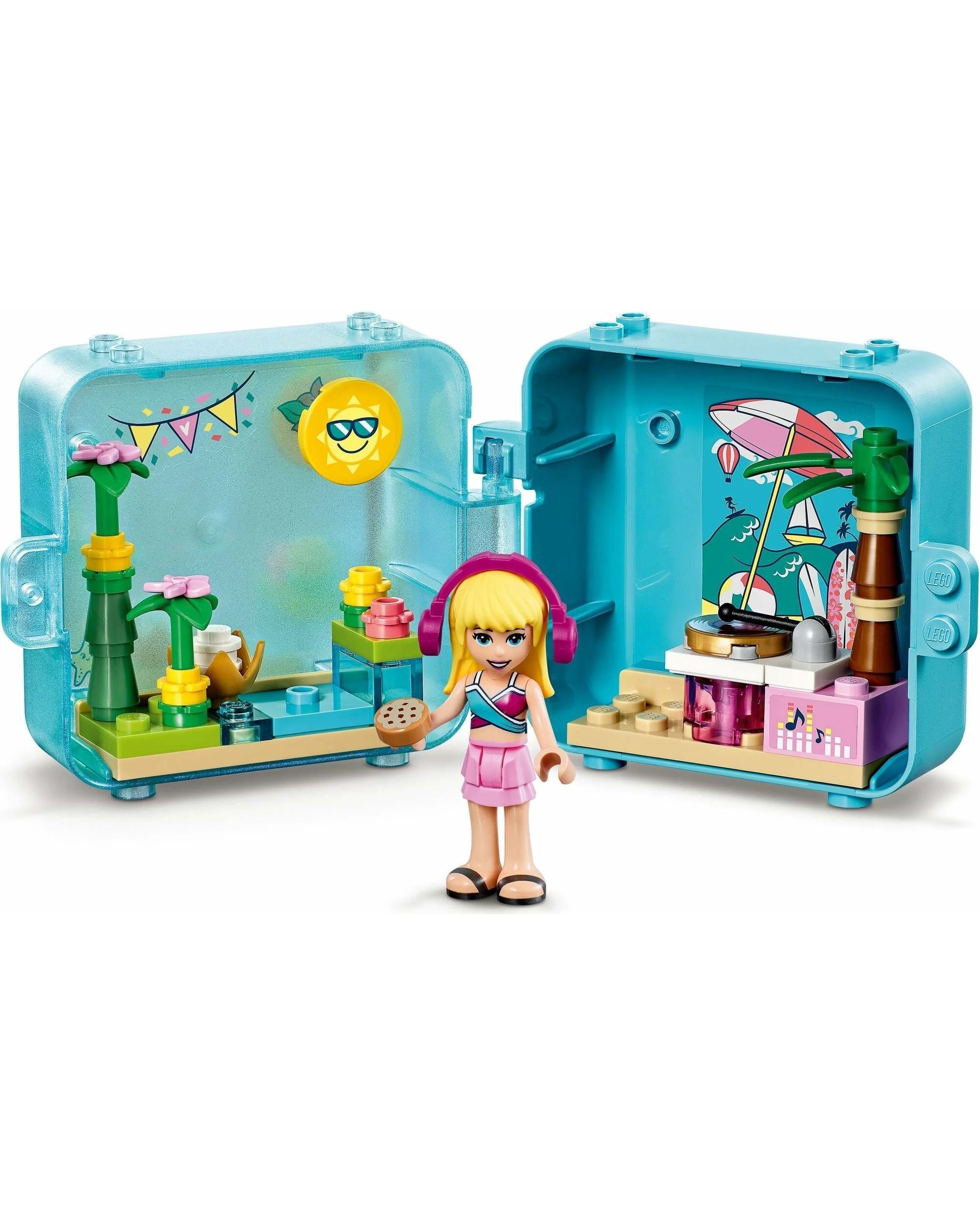 2 LEGO 41411 Stephanie's Summer Play Cube: Beach DJ Fun, 2 of 5
