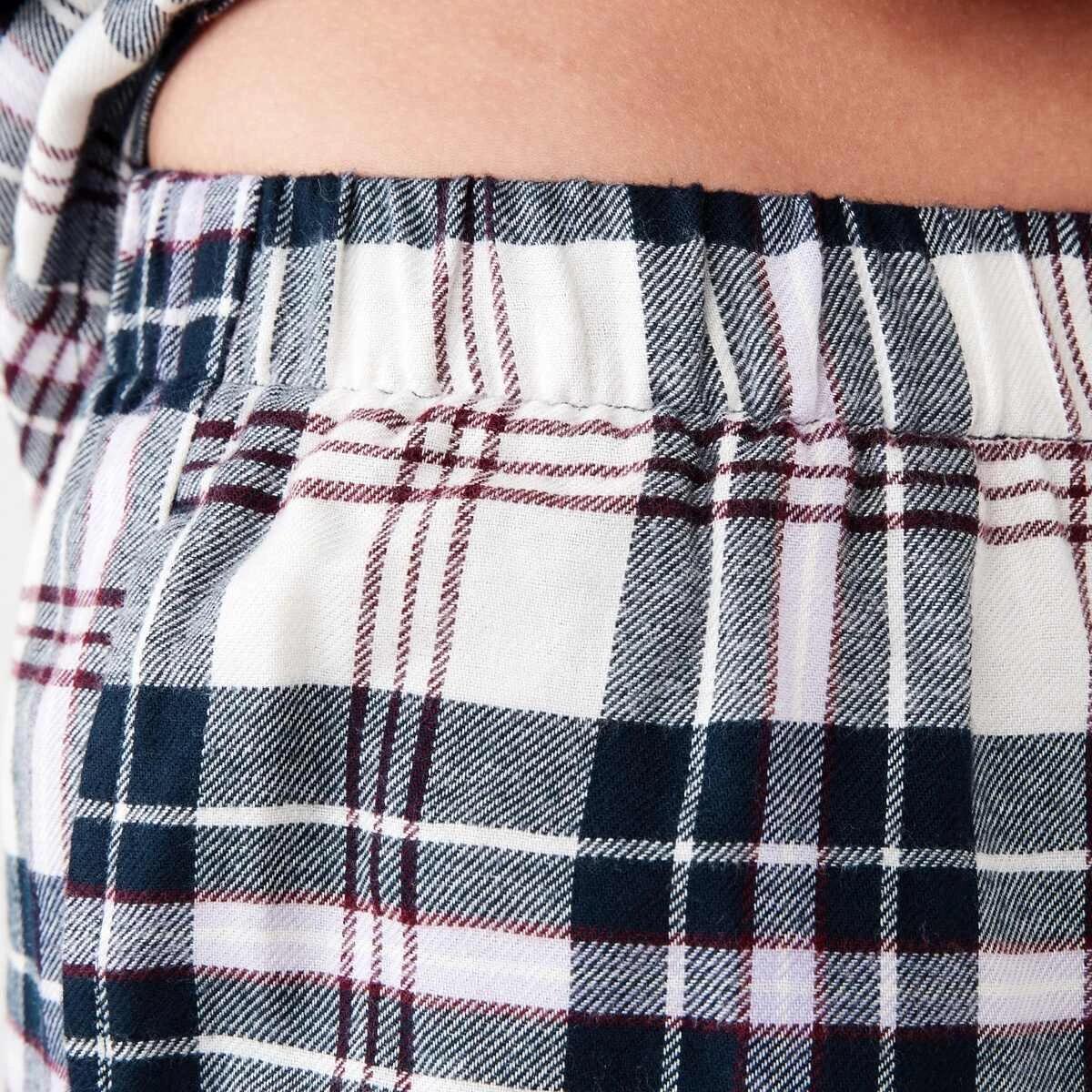 6 Relaxed Boyfriend Flannel Pyjama Set Mx Tartan, 6 of 7