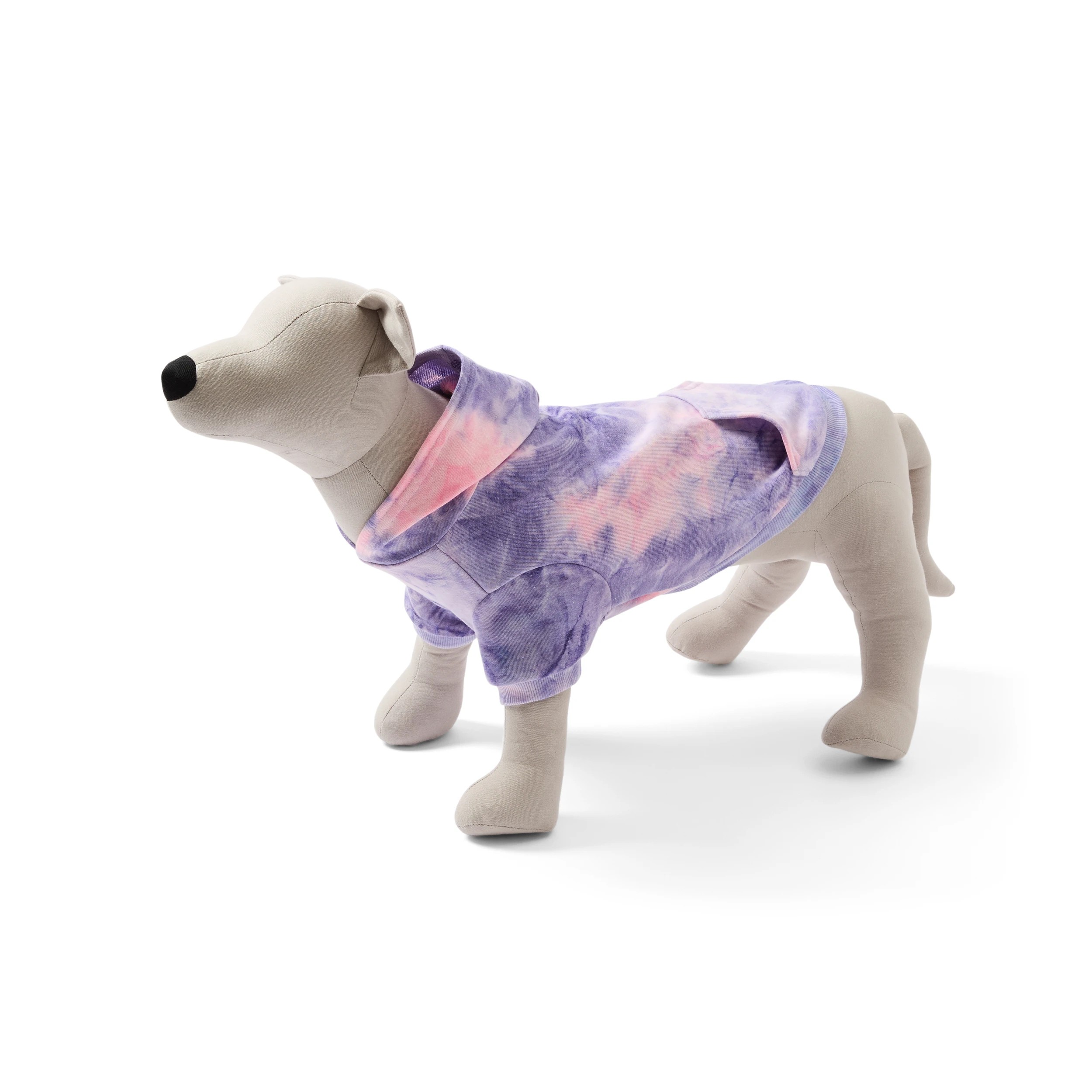 2 Pet Hoodie Tie-Dye - Large, Lilac, 2 of 10