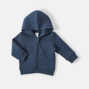 Quilted Zip Hoodie