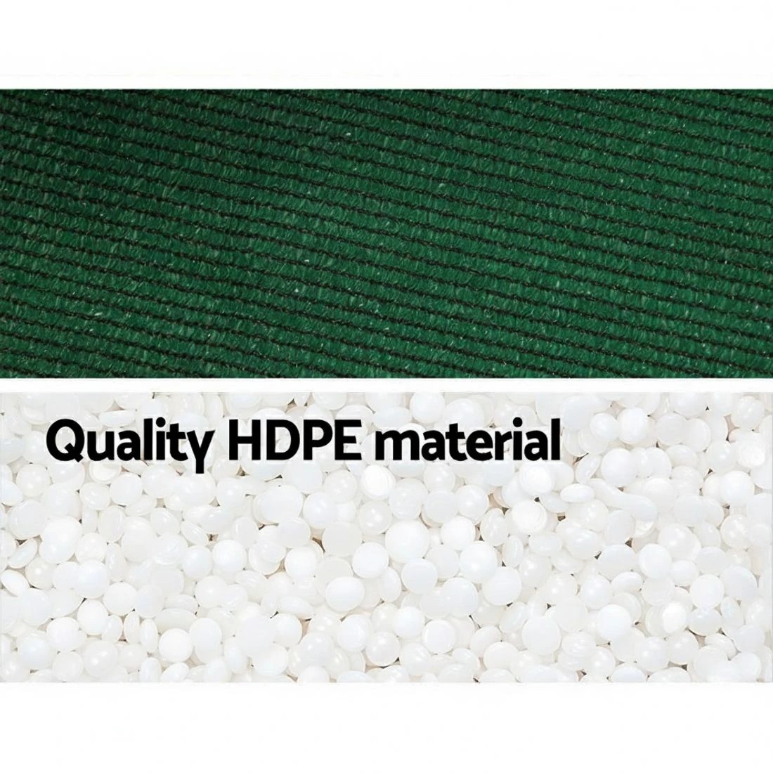 3 Instahut 90% Shade Cloth 3.66x10m Shadecloth Sail Heavy Duty - Green, 3 of 5