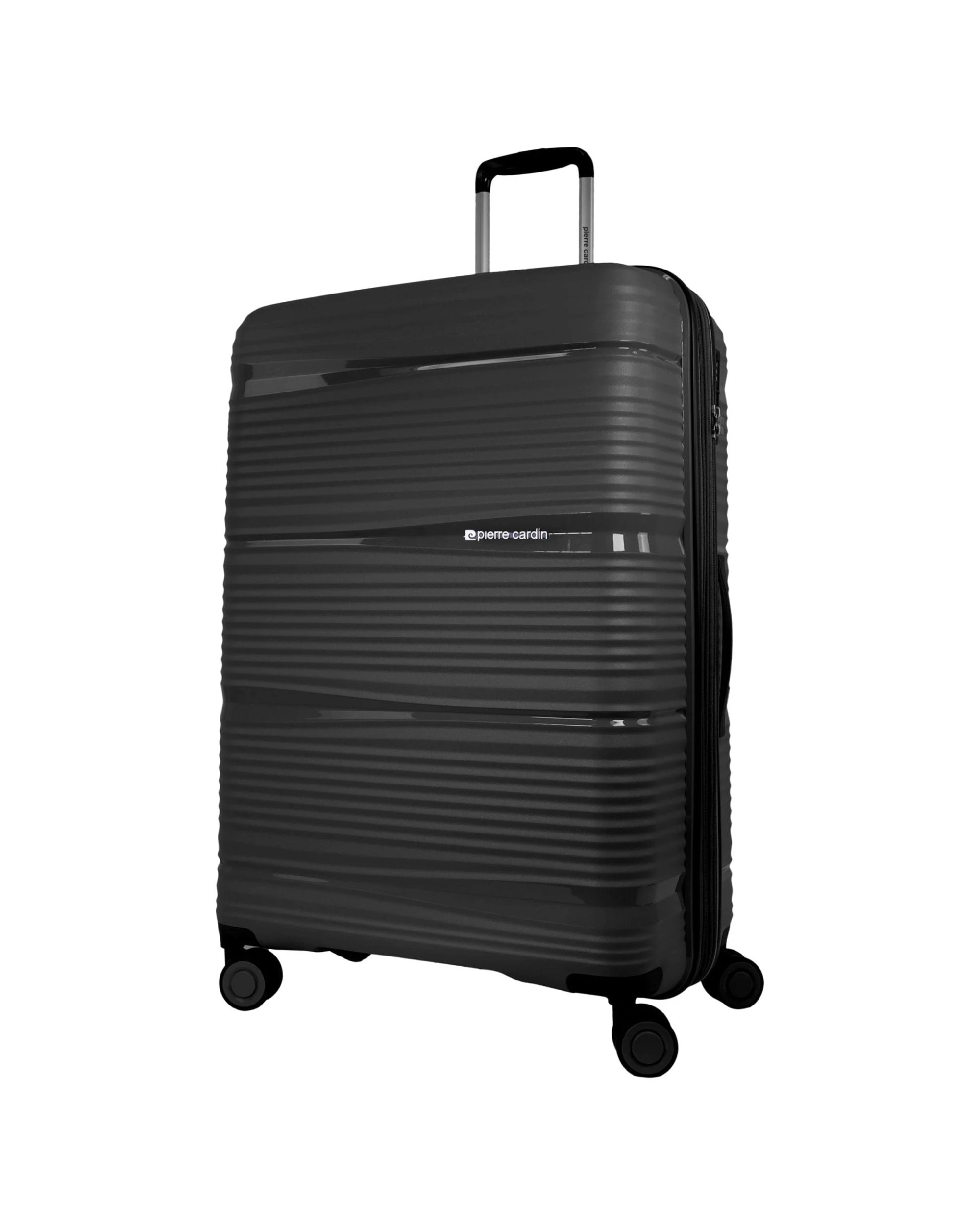 1 Pierre Cardin Normandy Large 123L Hard Shell Case Suitcase Travel Luggage - Black, 1 of 5