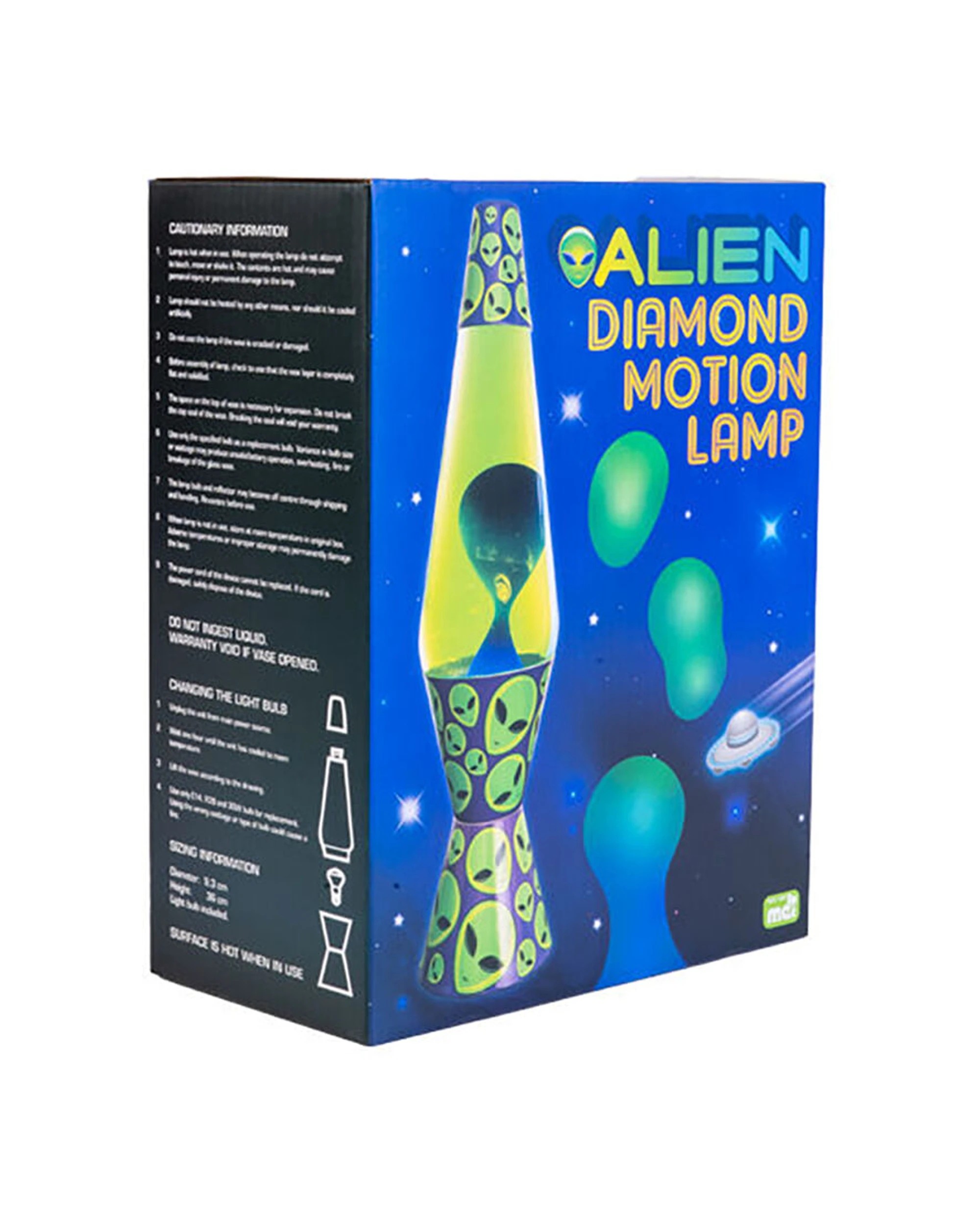 4 MDI Aus Diamond Glitter Lamp Night Light Bedside Bedroom Decor Alien Retro Lighting - Multi, 4 of 4