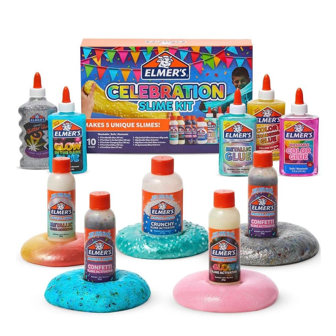 2 Elmers Elmer's Celebration Slime Kit, 2 of 4