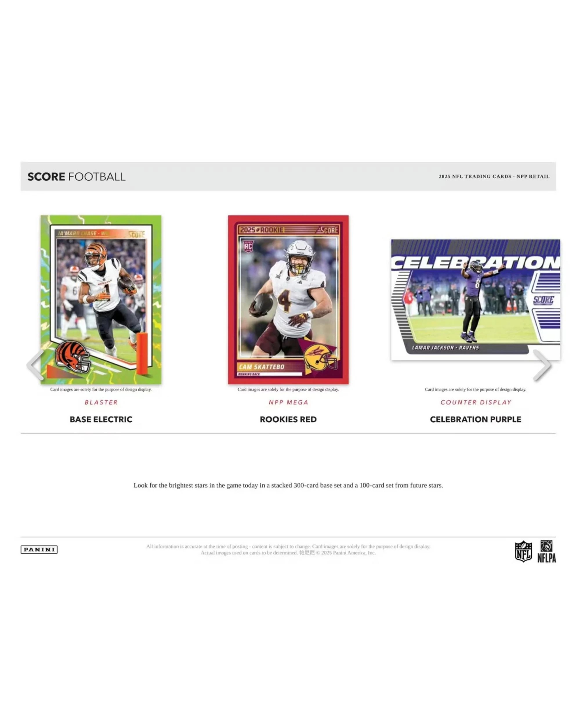 2 Panini 2025 NFL Score Football Blaster, 2 of 5