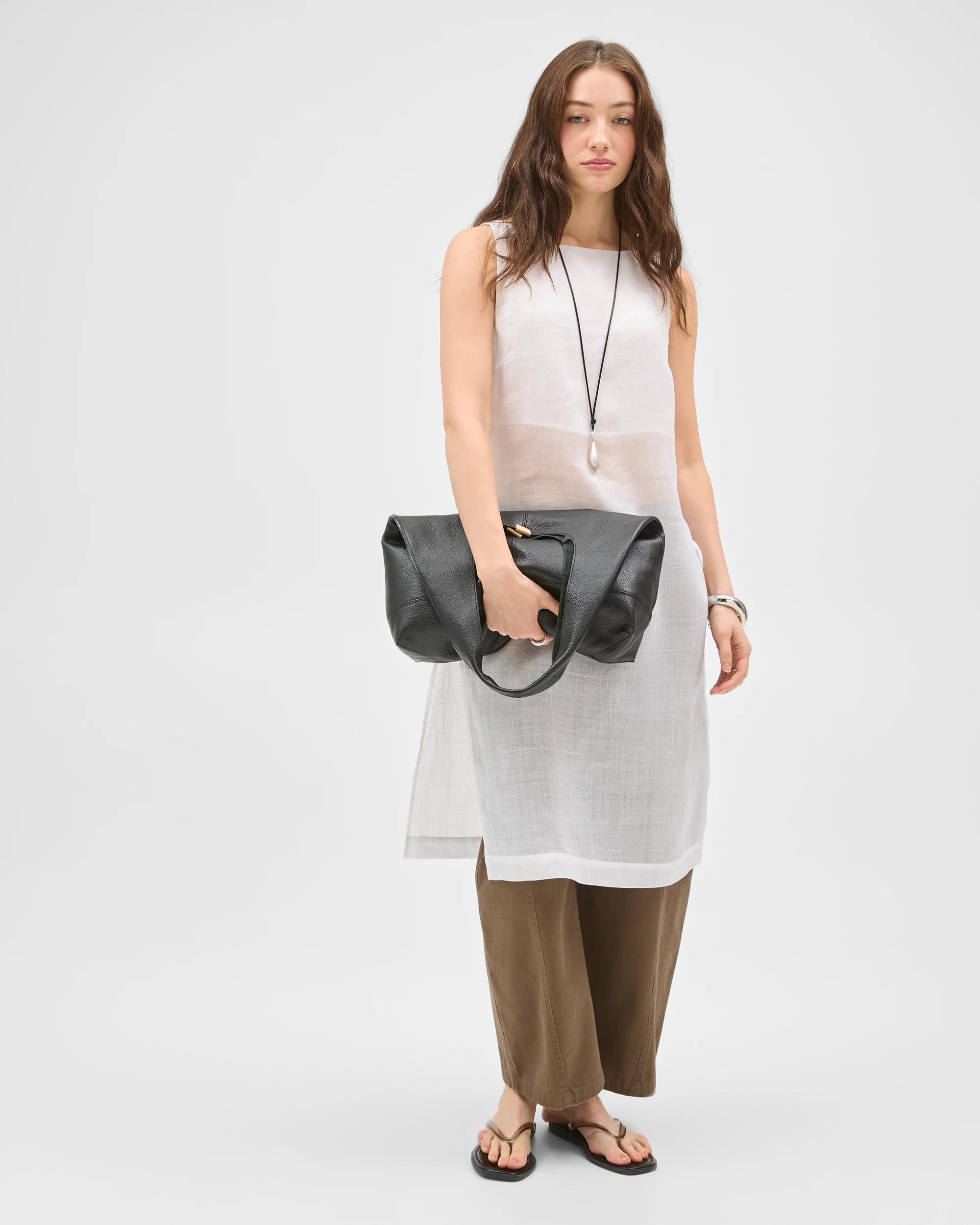 1 Lily Loves Sheer Tunic Top PALE OAT, 1 of 7