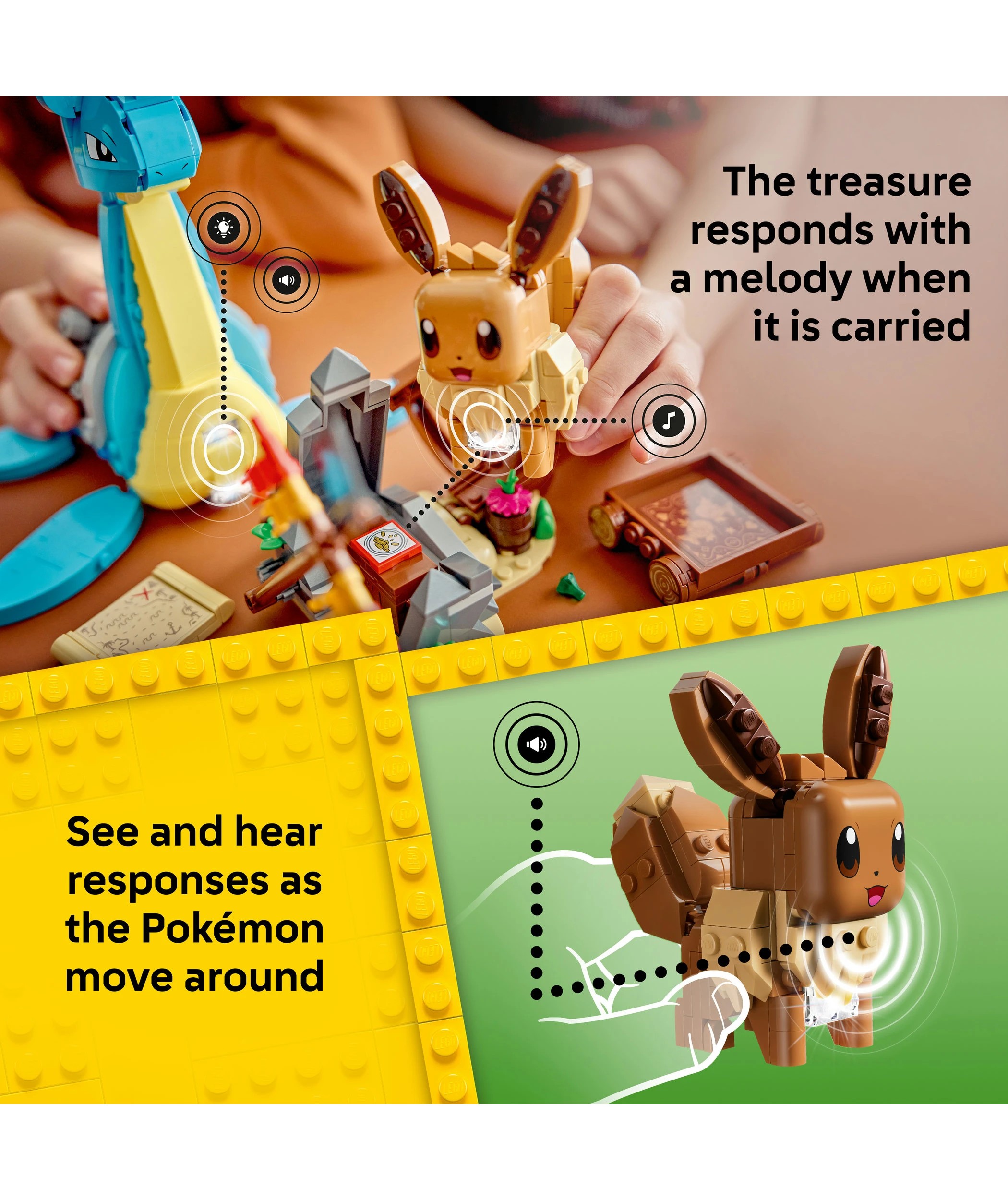 8 LEGO Pokemon SMART Play: Eevee and Lapras's Treasure Hunt 72162, 8 of 11