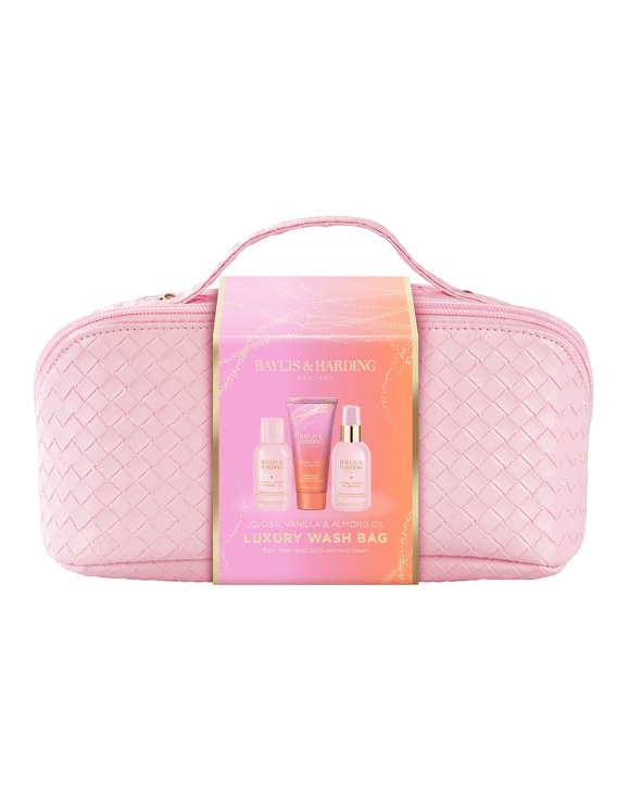 Baylis & Harding Signature Collection: Luxury Wash Bag Set - Jojoba, Vanilla & Almond Oil